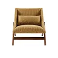 Boomerang Mustard Accent Chair