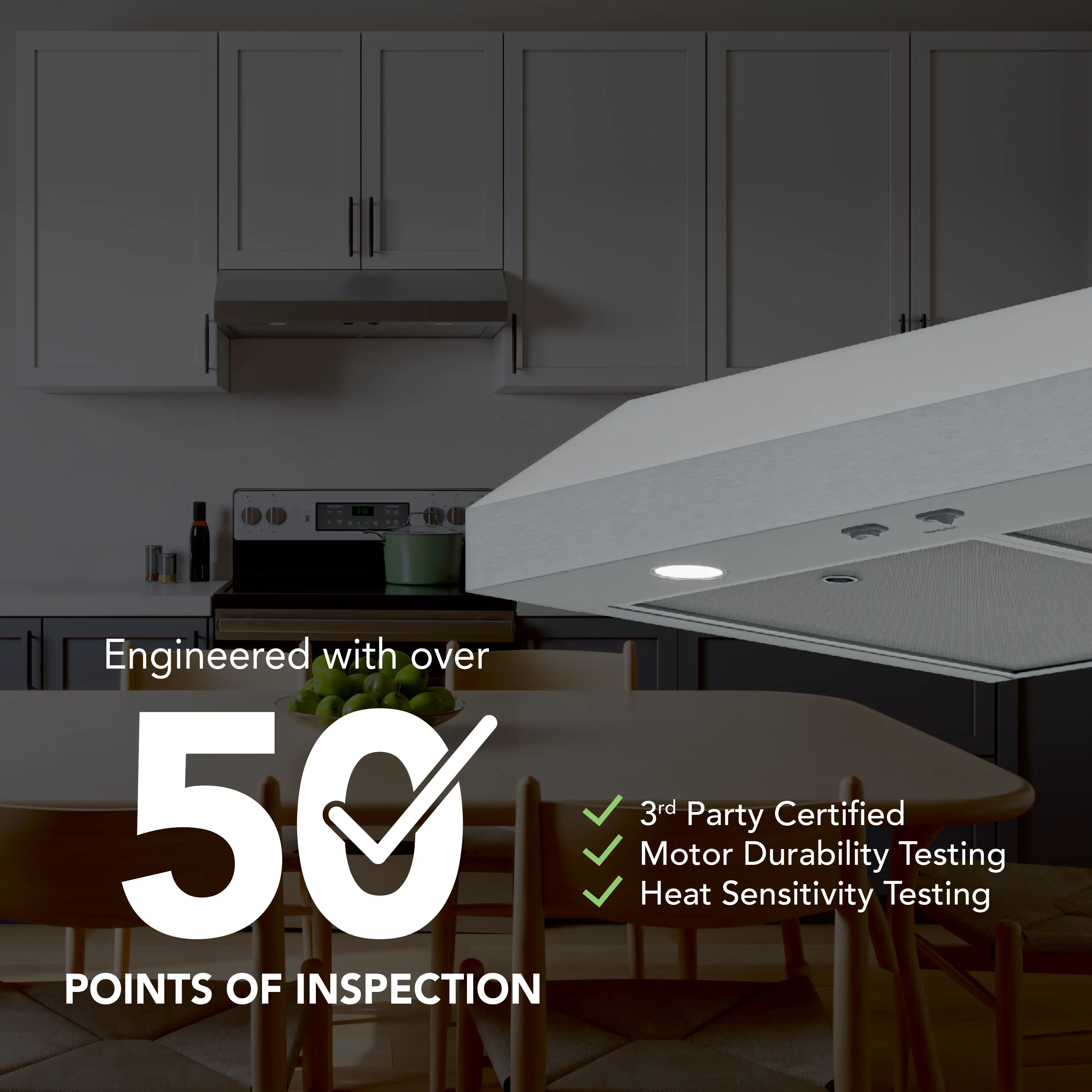 GLA1303SS Broan 30 Under Cabinet Range Hood - Stainless Steel-6