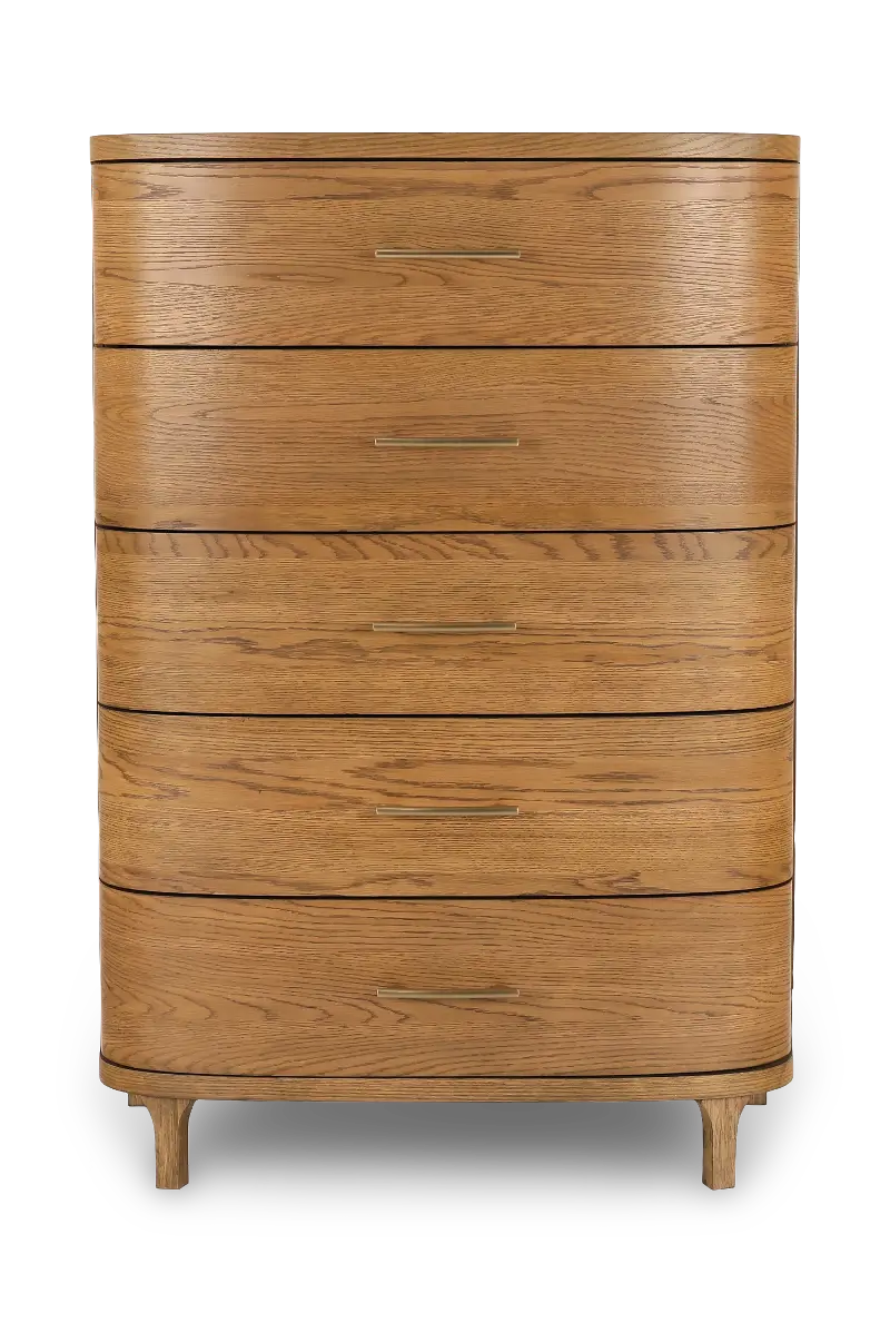 Amore Natural Oak 5-Drawer Chest