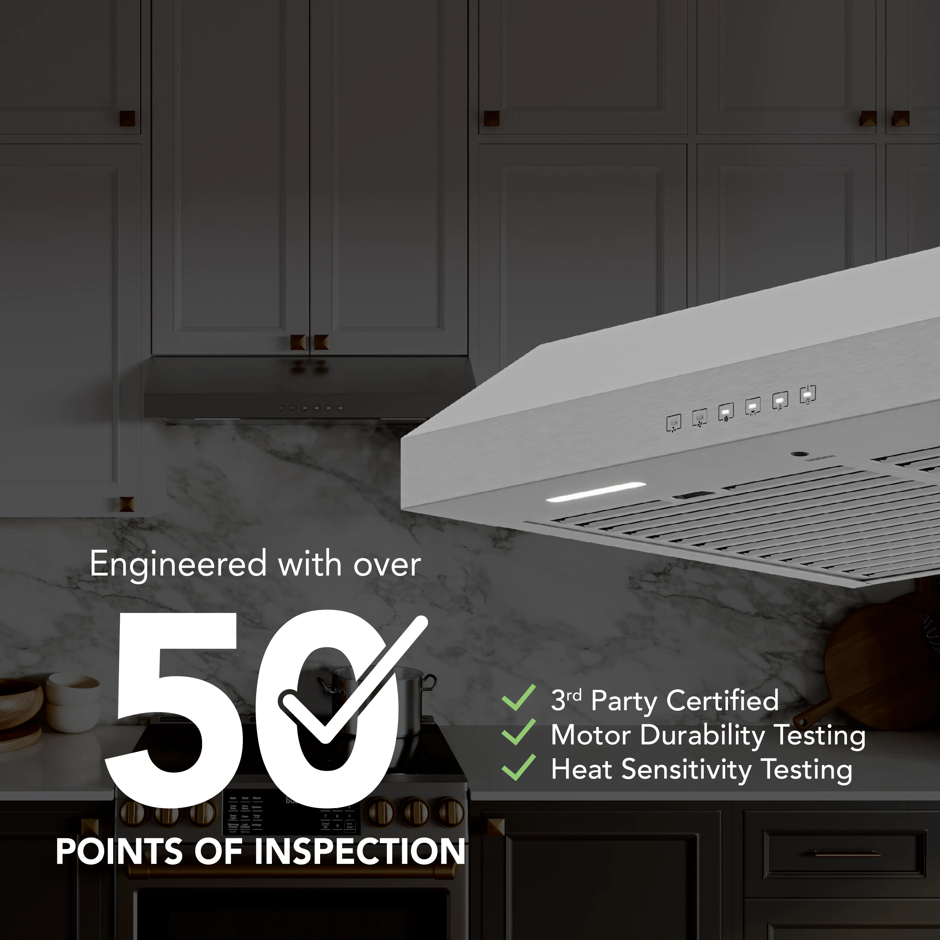 GLA3304SS Broan GLA3 Series 30 Under Cabinet Range Hood - Stainless Steel-7
