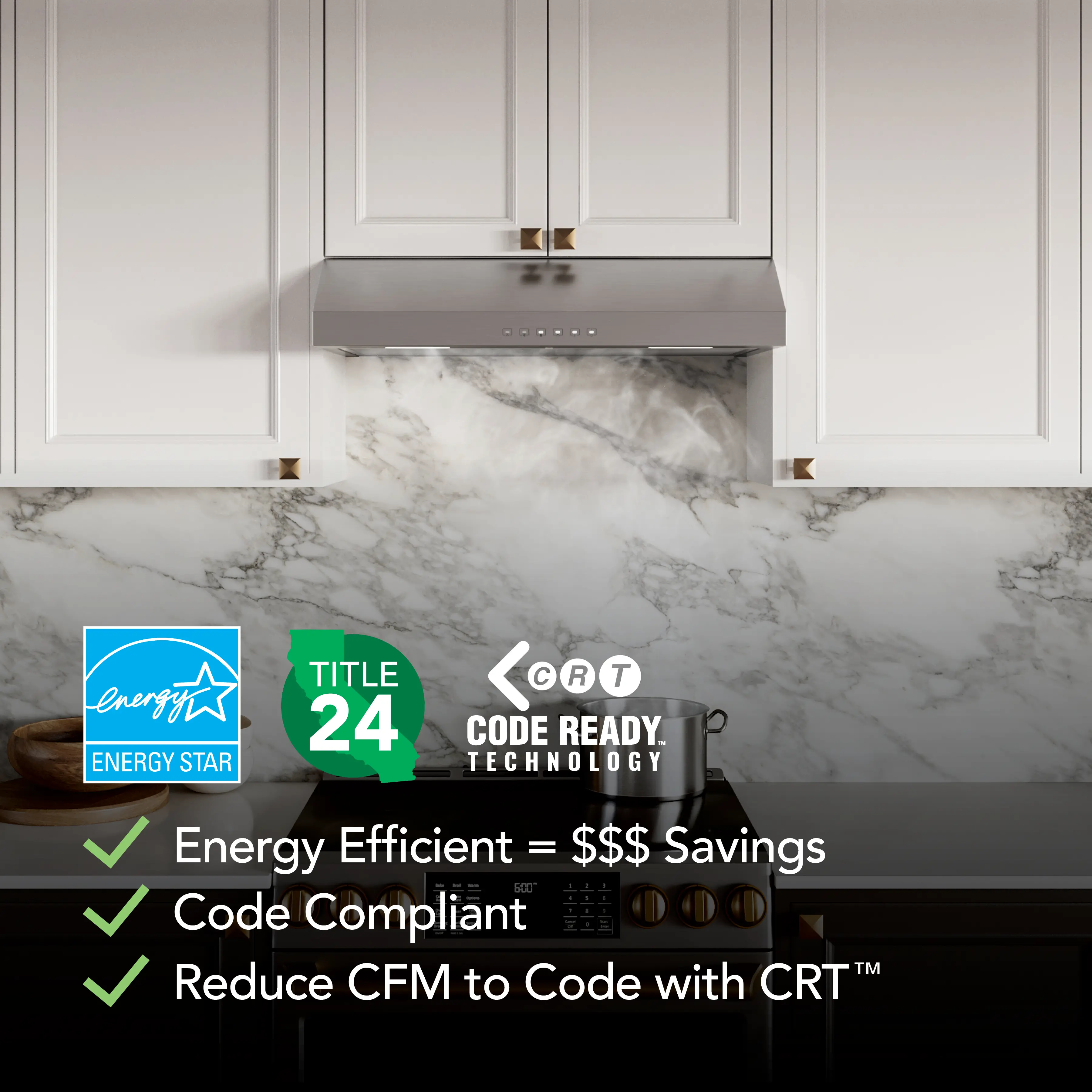 GLA3304SS Broan GLA3 Series 30 Under Cabinet Range Hood - Stainless Steel-8