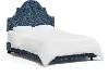 RPC180BEDRPCWLBNVLCB Rifle Paper Co Belmont Willowberry Navy Twin Bed