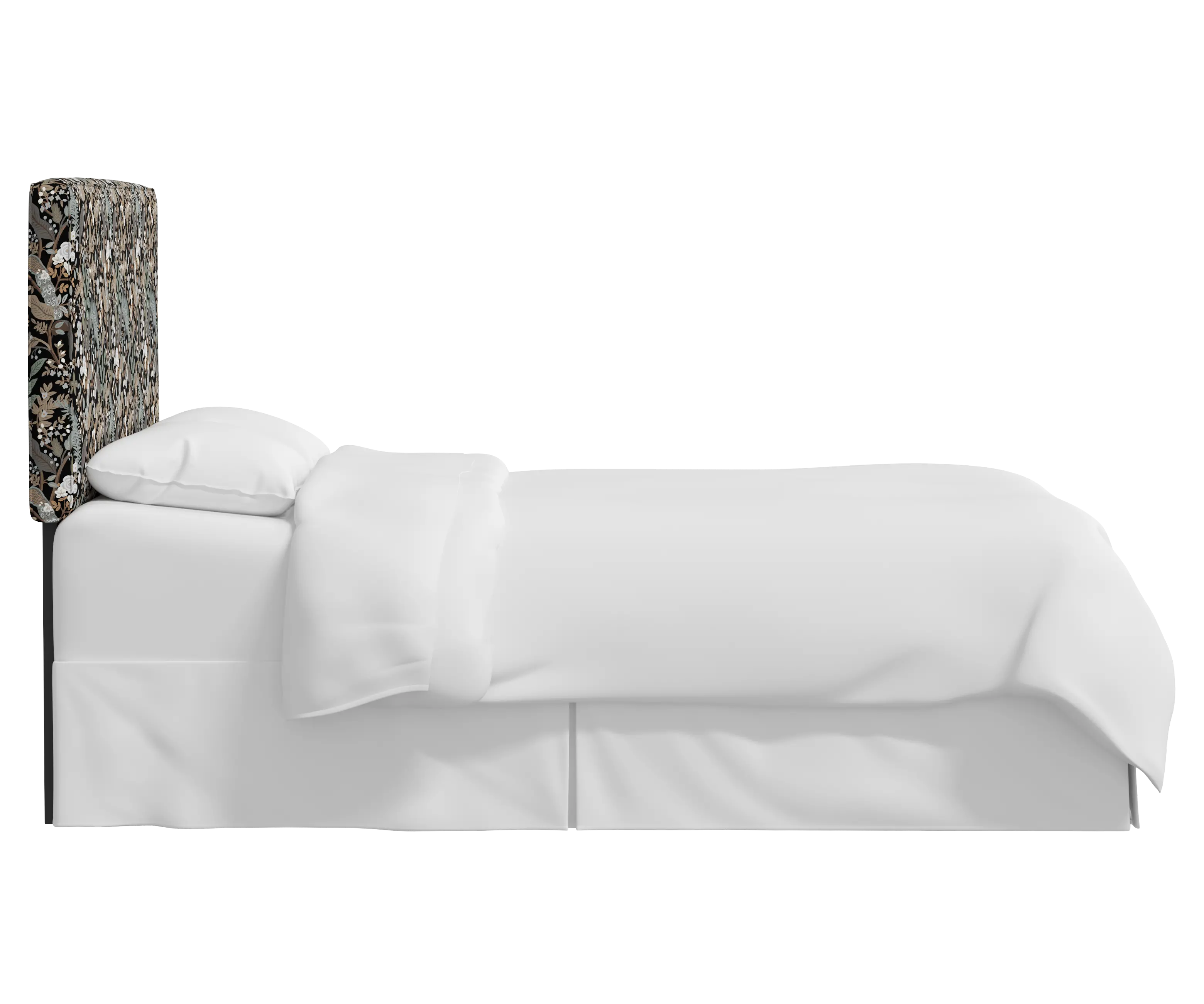 RPC481FRPCPCBLKLCB Rifle Paper Co Fairbanks Peacock Black Full Headboard-3