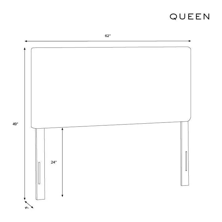 RPC482QRPCWLBNVLCB Rifle Paper Co Fairbanks Willowberry Navy Queen Headboard-5