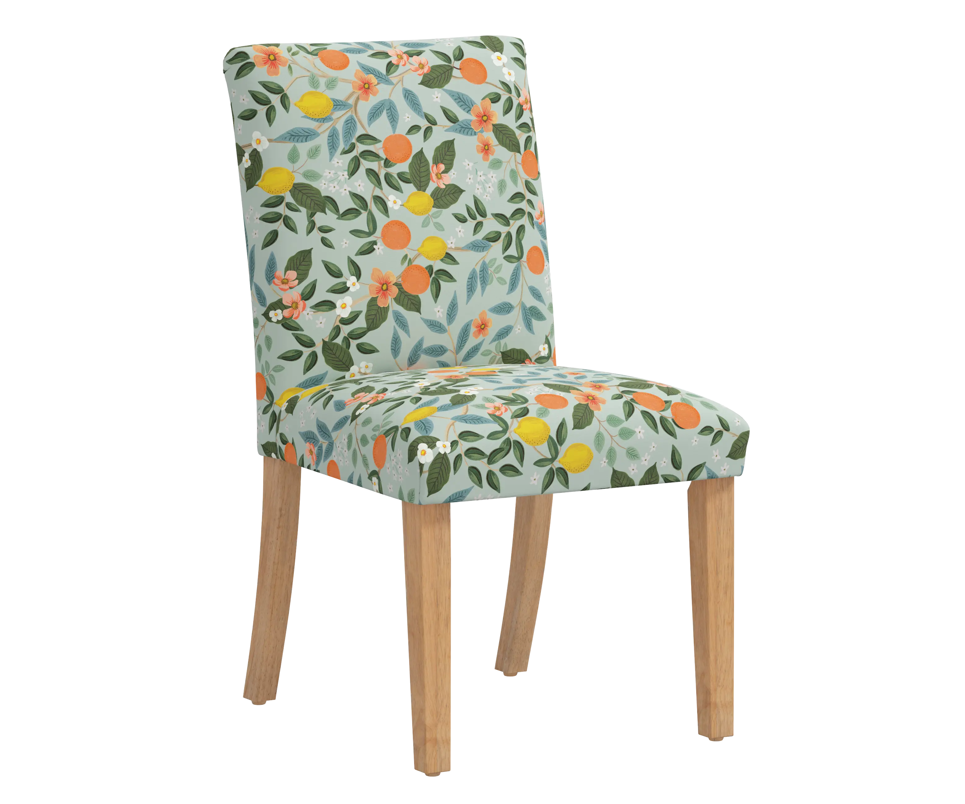 RPC63-6NATRPCCTGRMNLCB Rifle Paper Co Beth Citrus Grove Mint Dining Chair-1