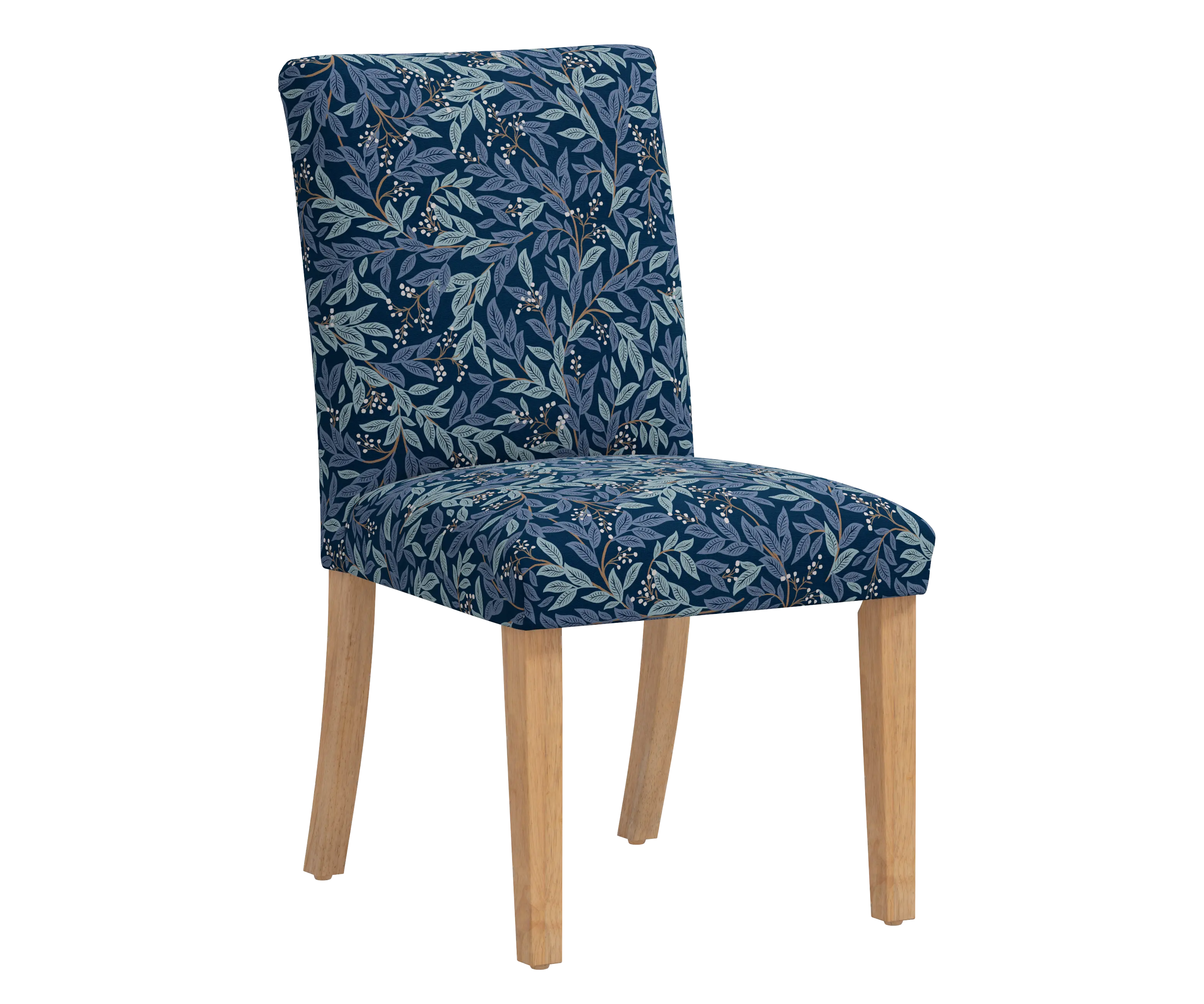 RPC63-6NATRPCWLBNVLCB Rifle Paper Co Beth Willowberry Navy Dining Chair-1