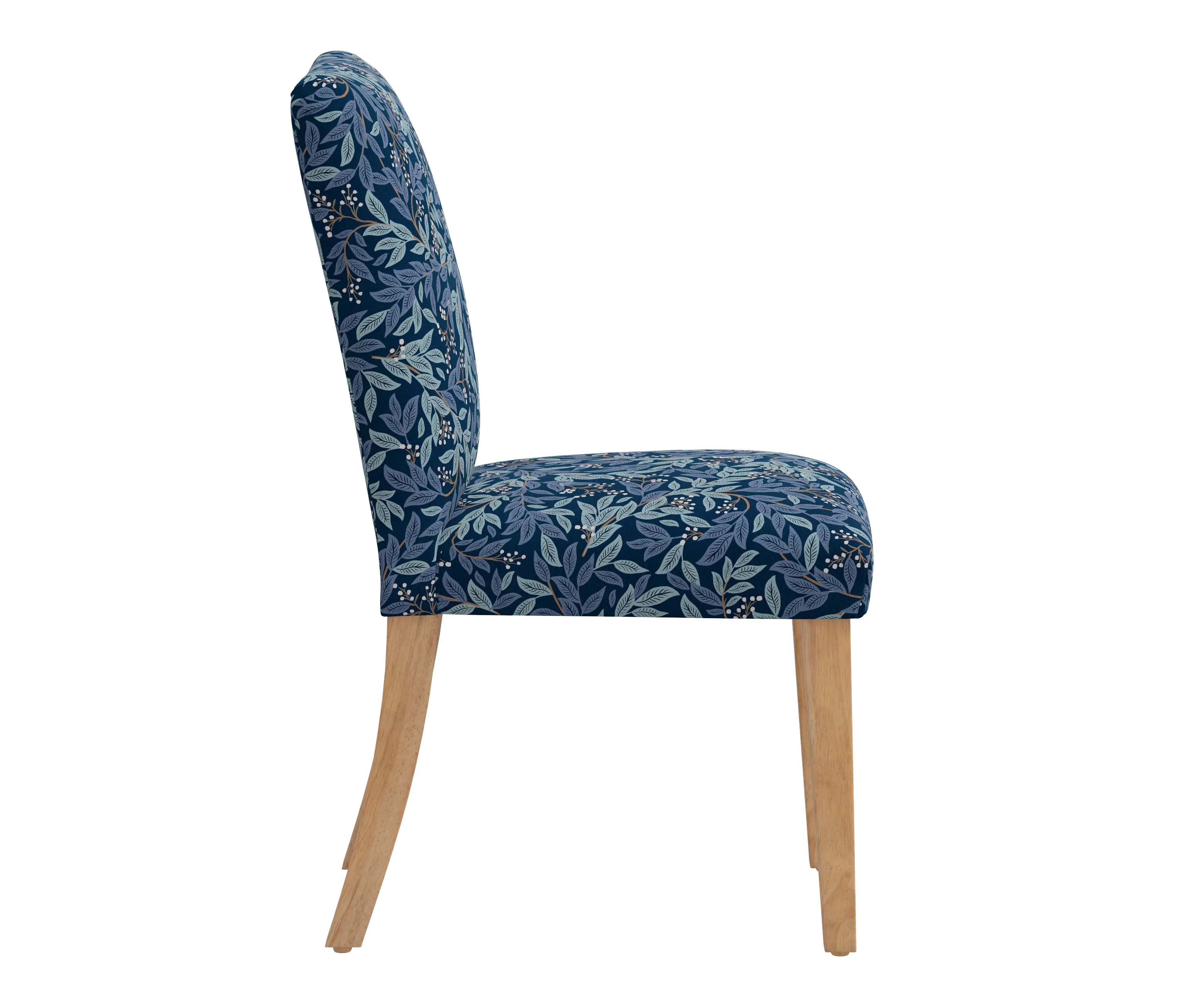 RPC63-6NATRPCWLBNVLCB Rifle Paper Co Beth Willowberry Navy Dining Chair-2
