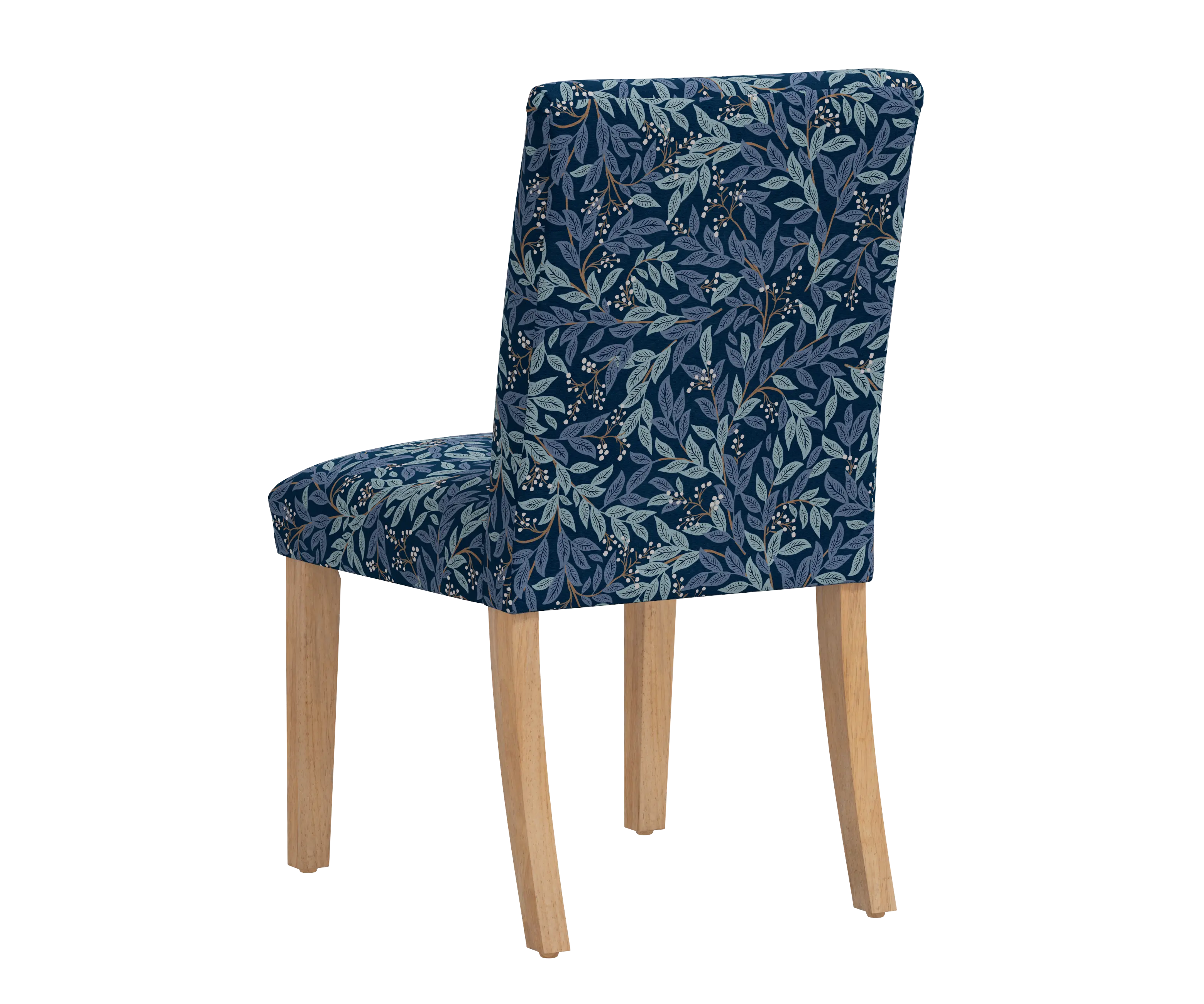RPC63-6NATRPCWLBNVLCB Rifle Paper Co Beth Willowberry Navy Dining Chair-3