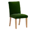 RPC63-6NATTTNEMR Rifle Paper Co Beth Titan Emeral Dining Chair