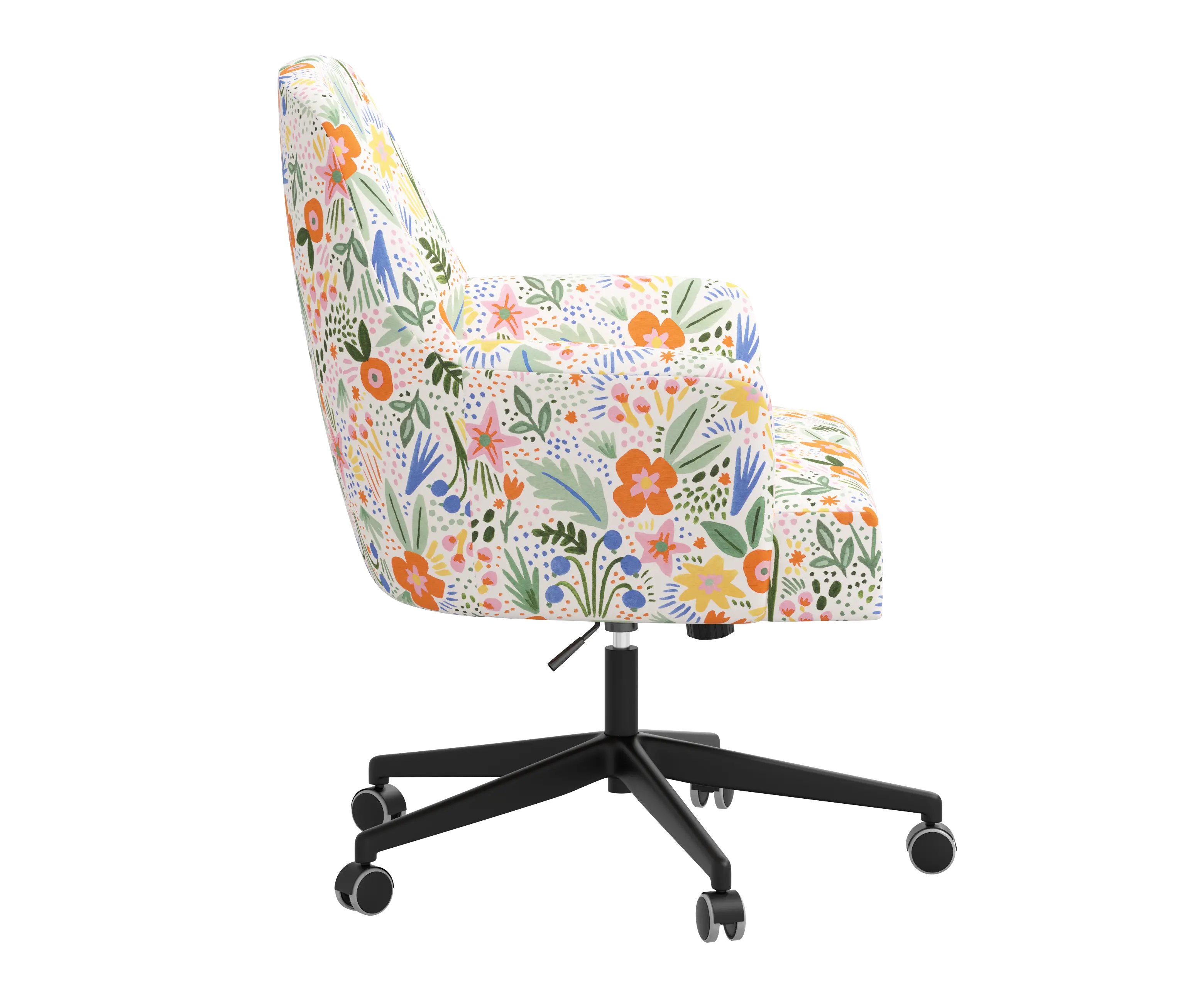 RPC78-9RPCMRMLTLCB Rifle Paper Co Yvette Merida Multi Office Chair with Black Base-3