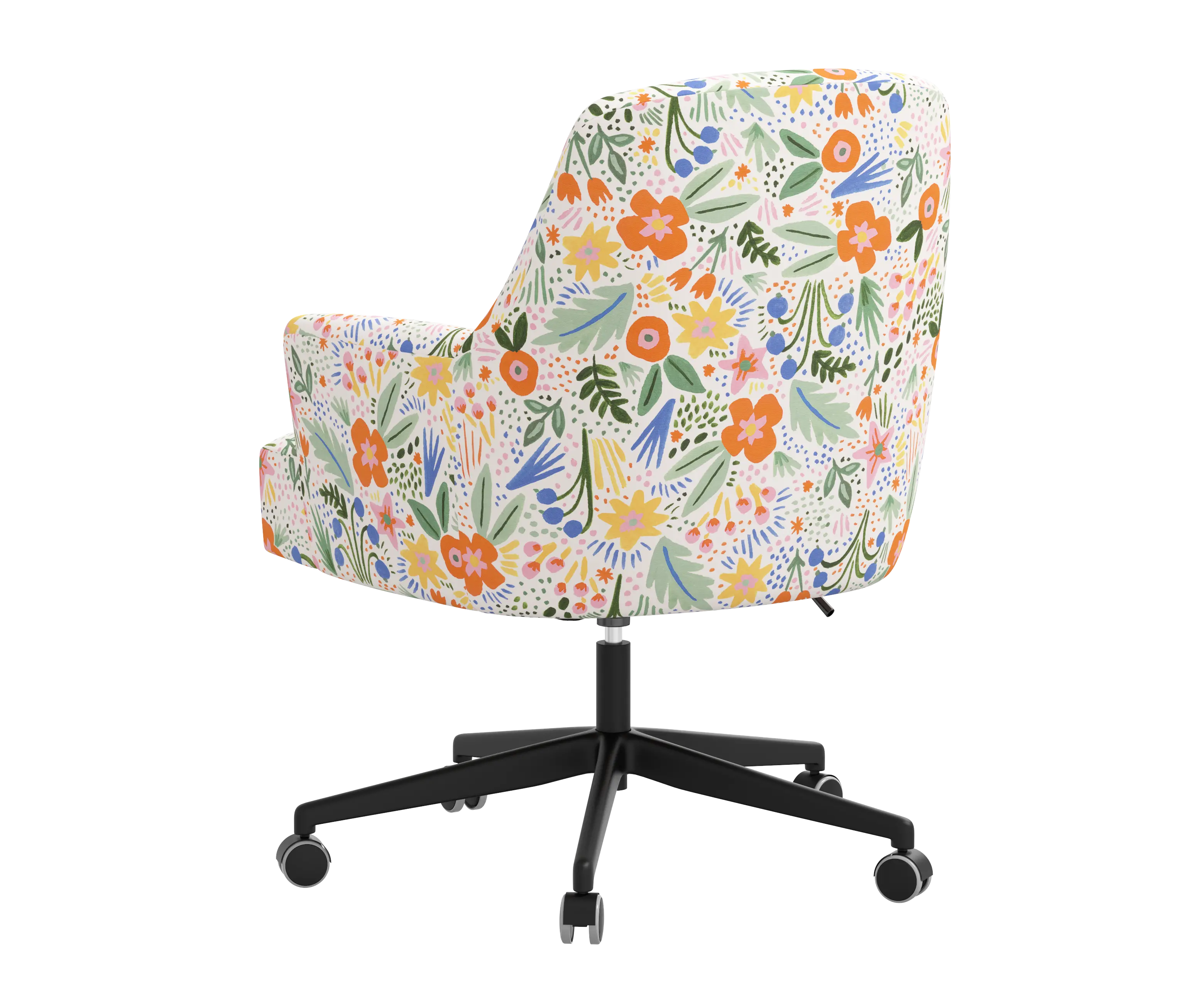 RPC78-9RPCMRMLTLCB Rifle Paper Co Yvette Merida Multi Office Chair with Black Base-4