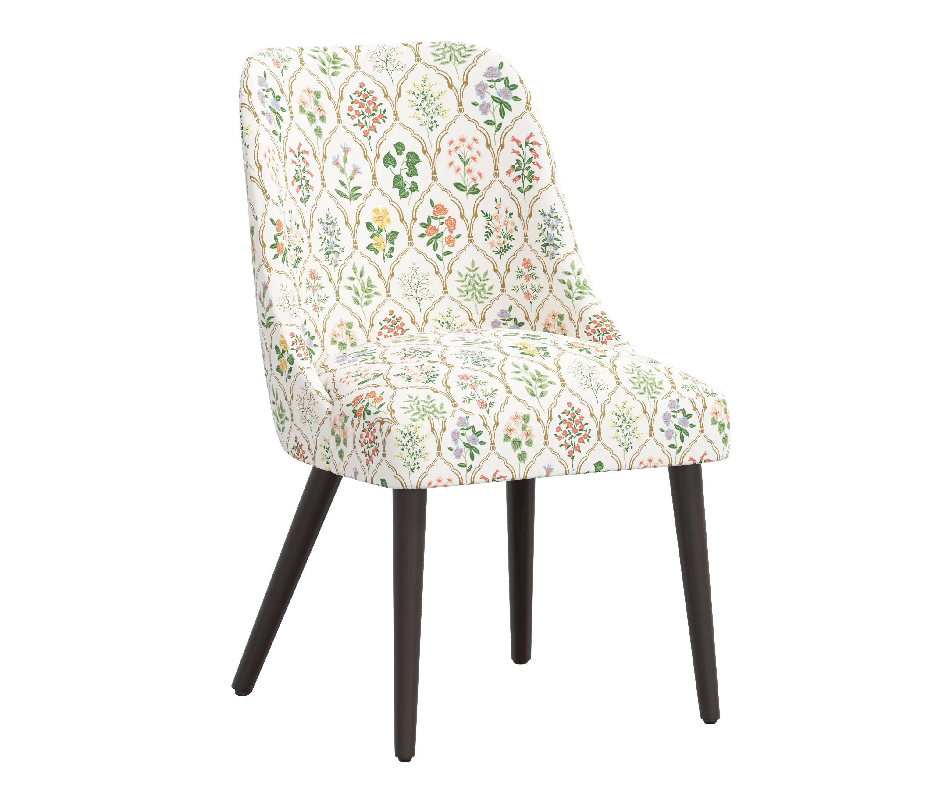 RPC84-6RPCHWTMLTLCB Rifle Paper Co Tara Hawthorn Multi Dining Chair-1