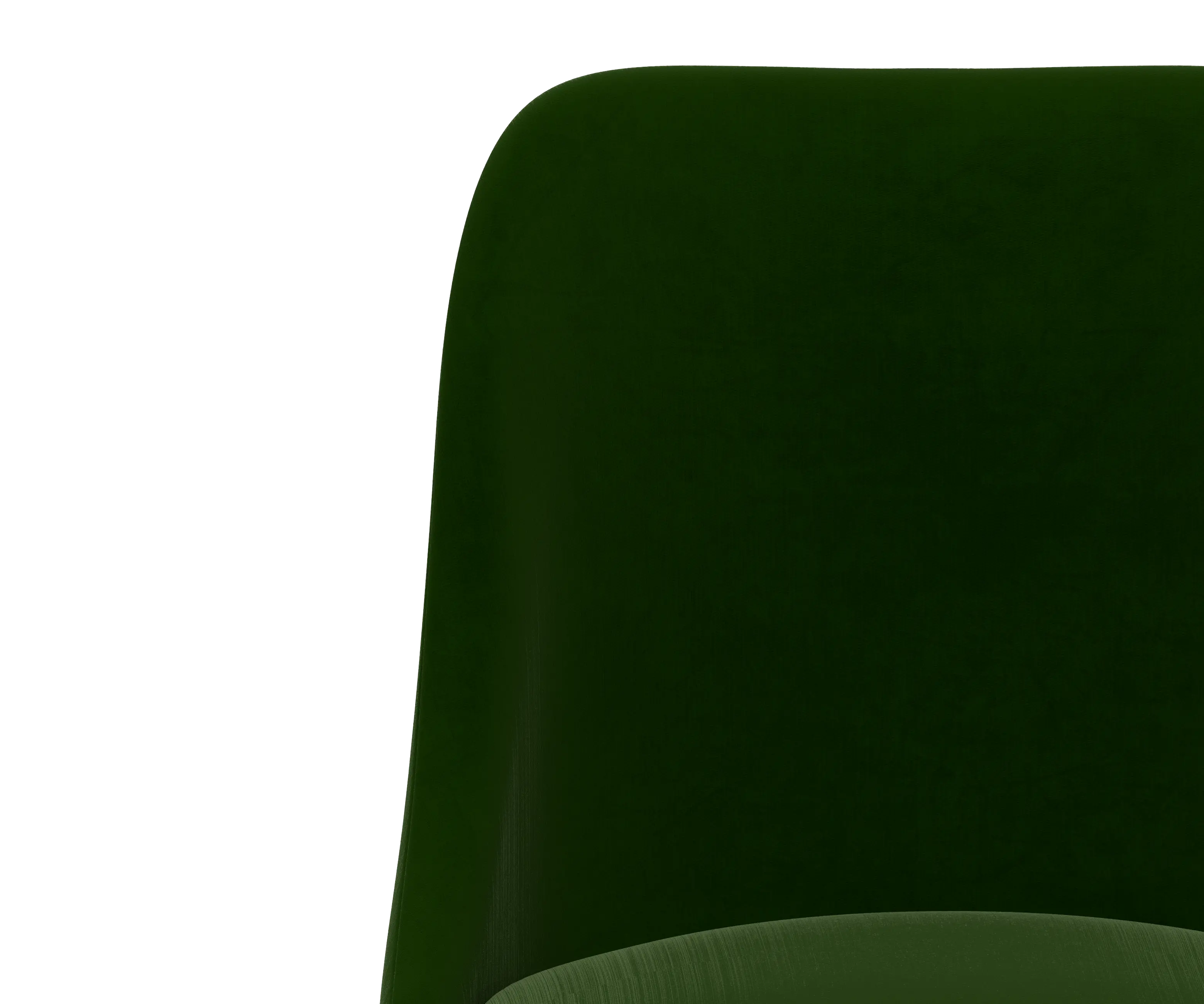RPC84-9GLDTTNEMR Rifle Paper Co Brynn Titan Emerald Office Chair with Gold Base-5