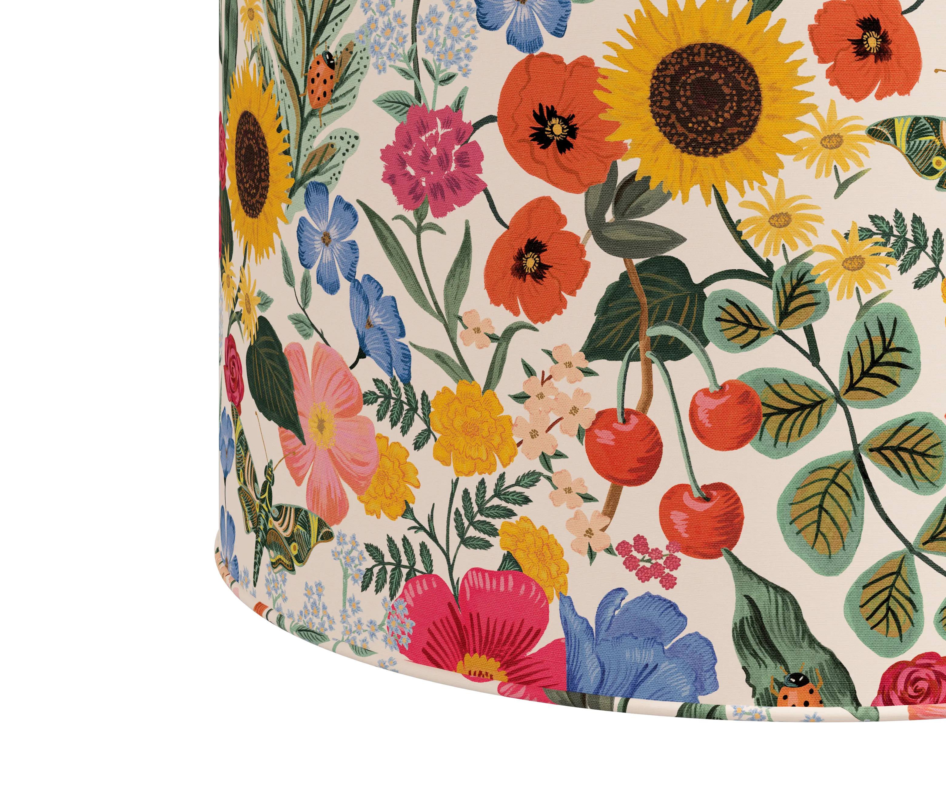 RPC90-2RPCBLSBLSLCB Rifle Paper Co Billie Blossom Blush Round Ottoman-3