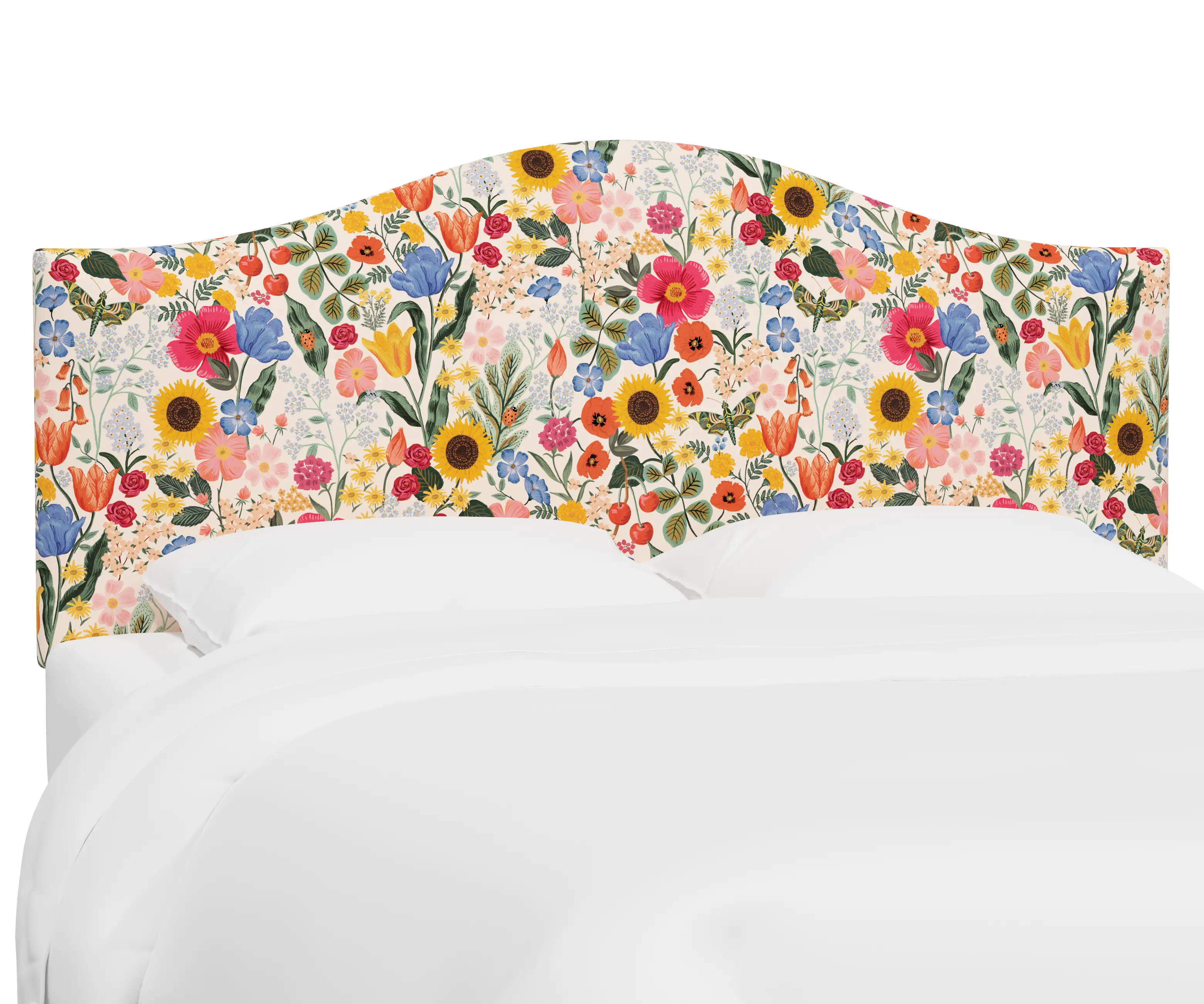 RPC910TRPCBLSBLSLCB Rifle Paper Co Kenmore Blossom Blush Twin Headboard-2