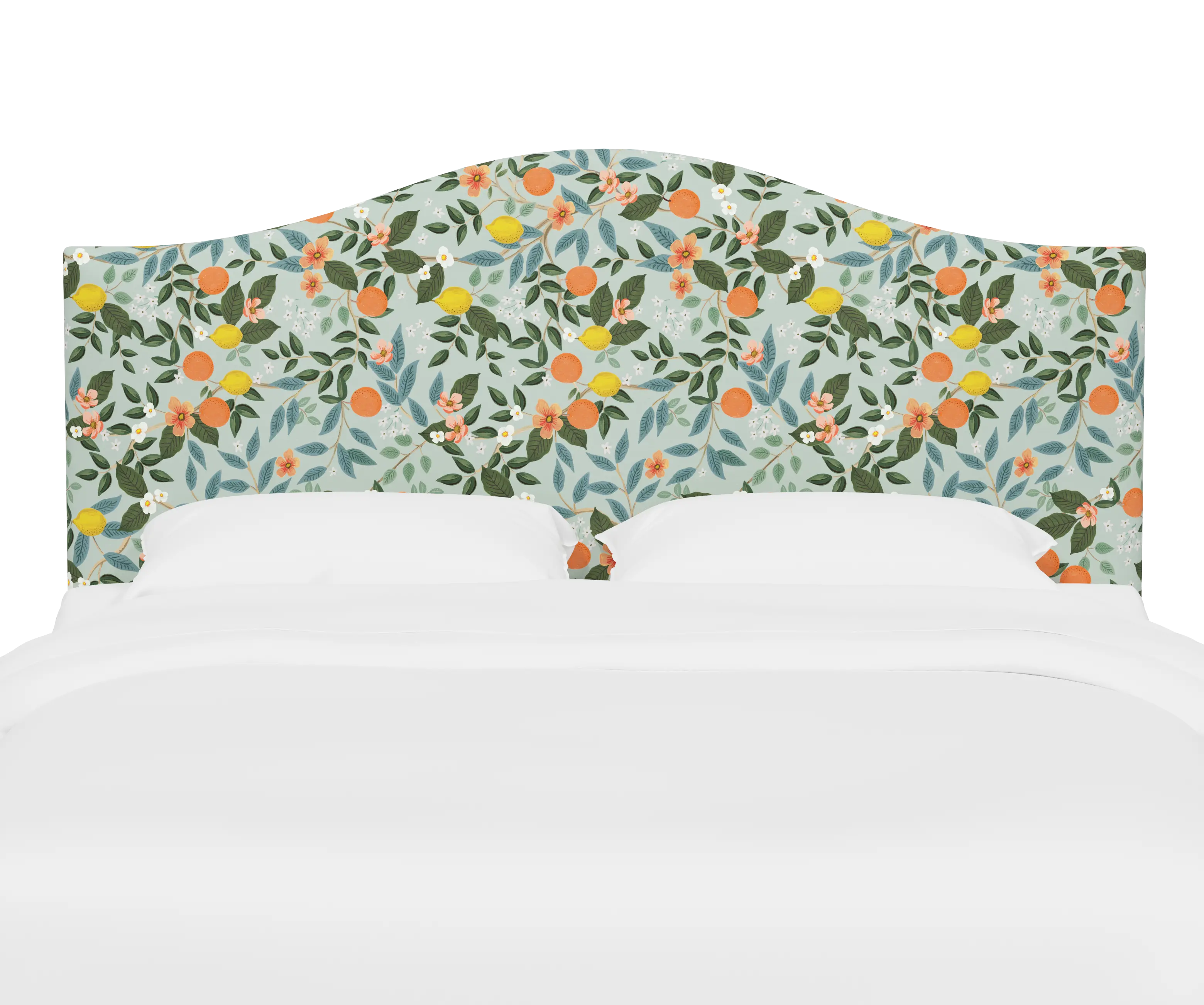 RPC912QRPCCTGRMNLCB Rifle Paper Co Kenmore Citrus Grove Mint Queen Headboard-1