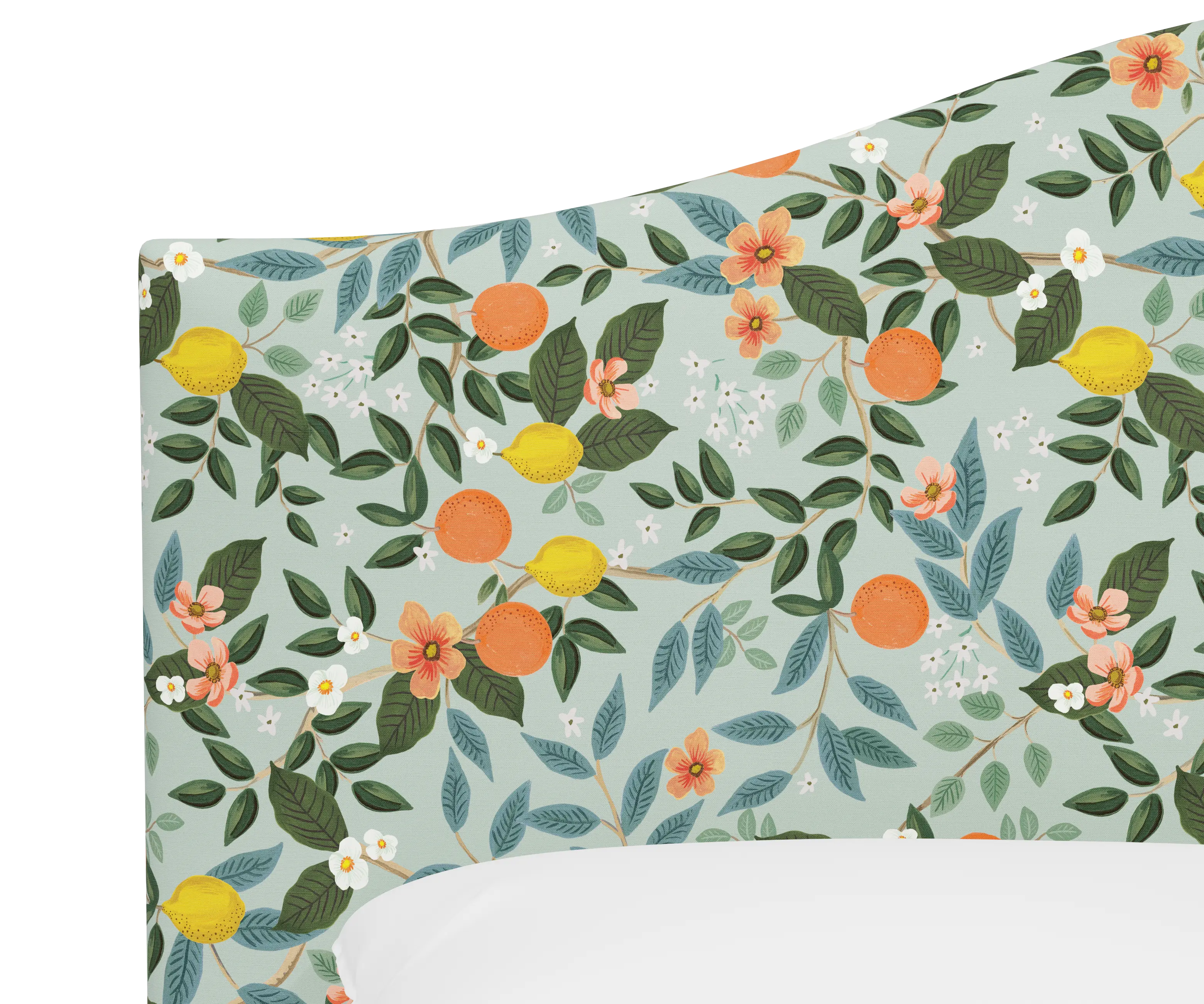 RPC913KRPCCTGRMNLCB Rifle Paper Co Kenmore Citrus Grove Mint King Headboard-4