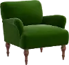RPC9305TTNEMR Rifle Paper Co Elodie Titan Emerald Accent Chair