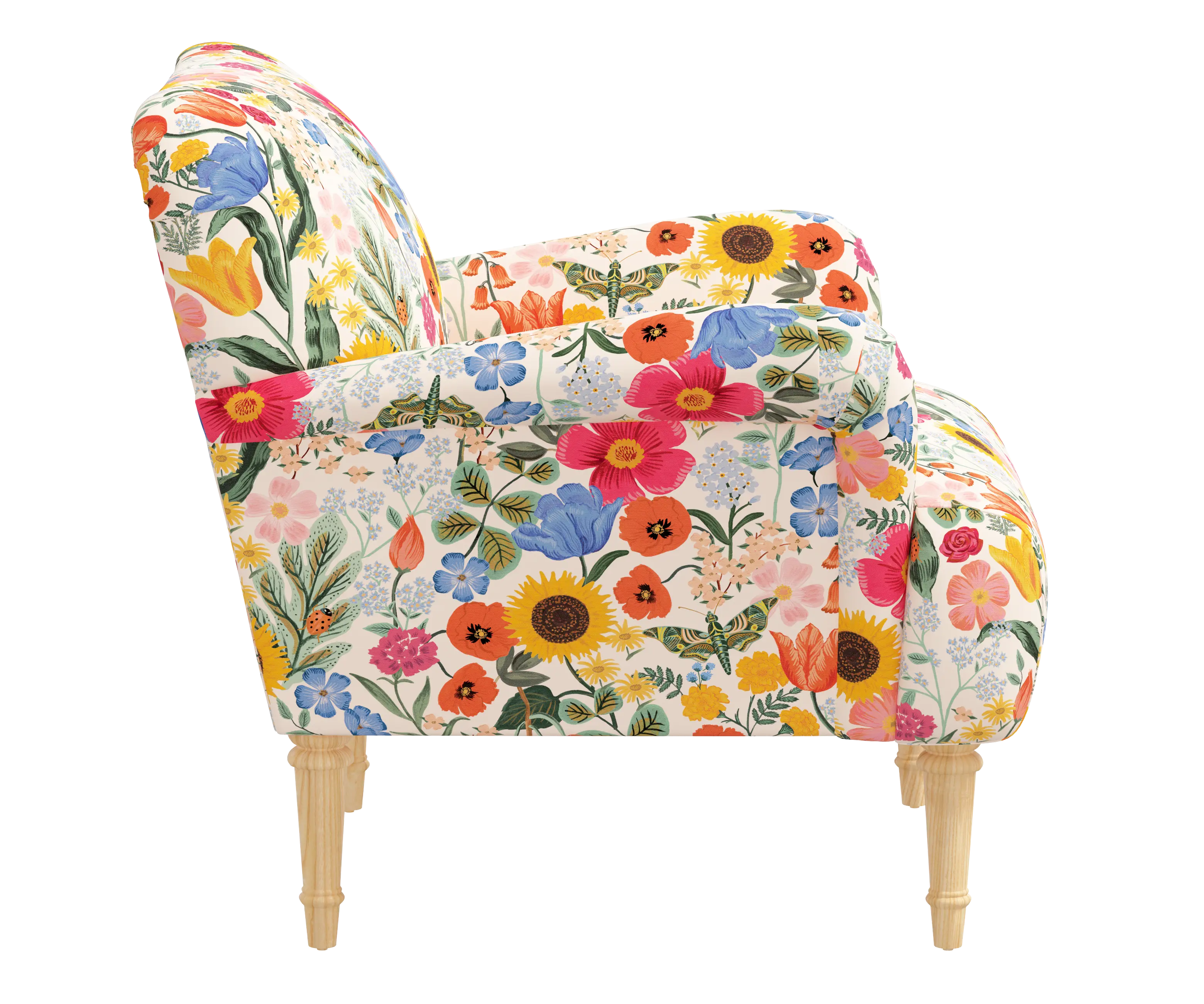 RPC9405NATRPCBLSBLSLCB Rifle Paper Co Bristol Blossom Blush Accent Chair-3