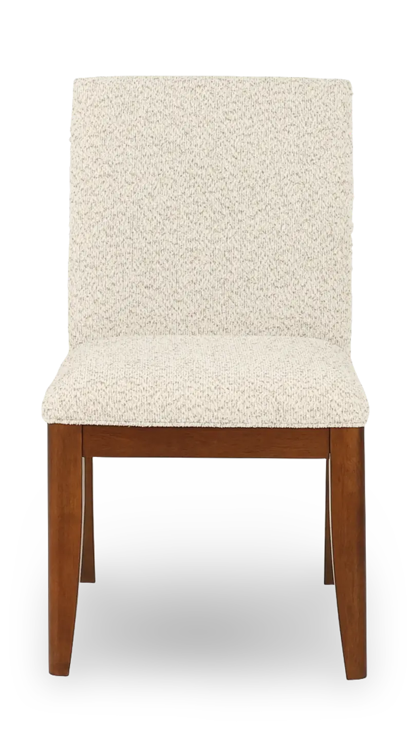 Beckton Light Walnut Upholstered Dining Chair