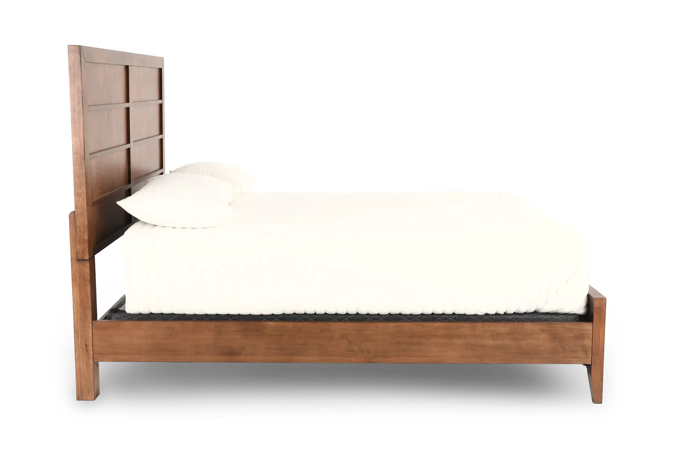936-BED5/0 Shaker Lakes Harvest Brown Queen Bed-5