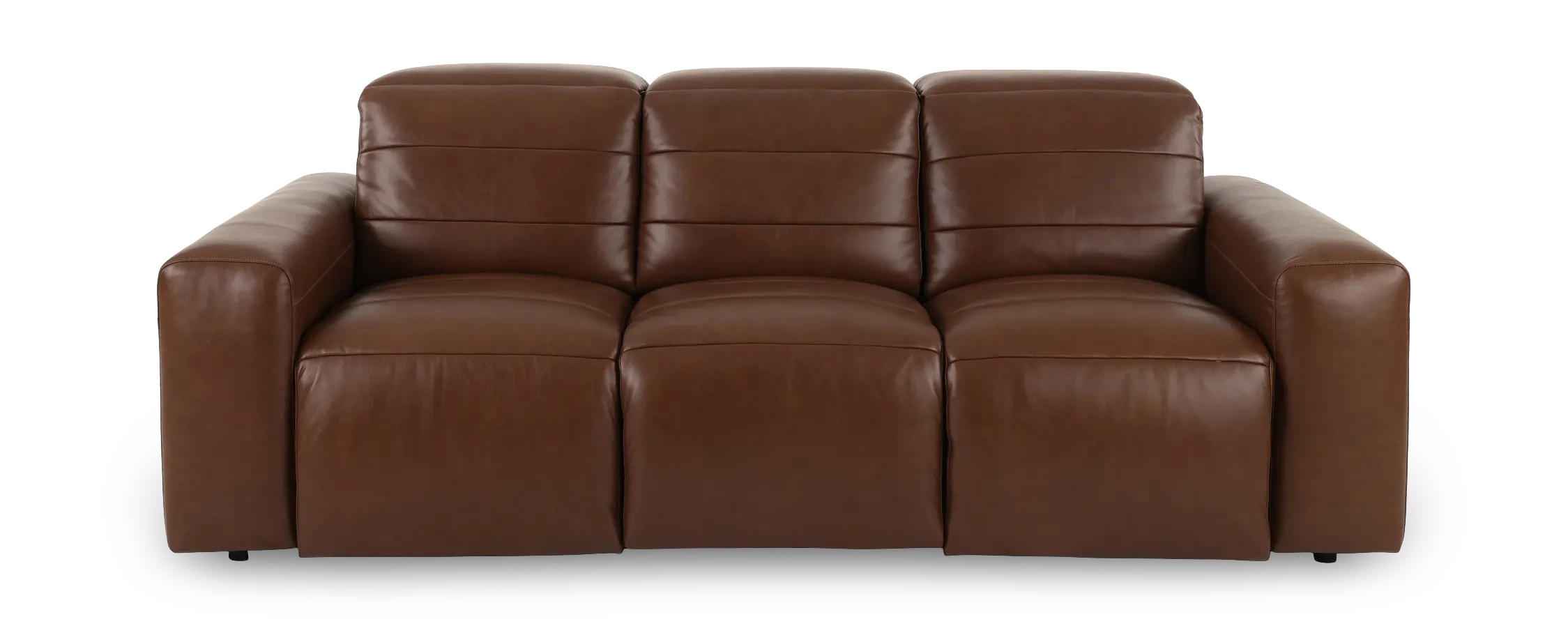 Matera Roast Brown Leather Power Reclining Sofa-4