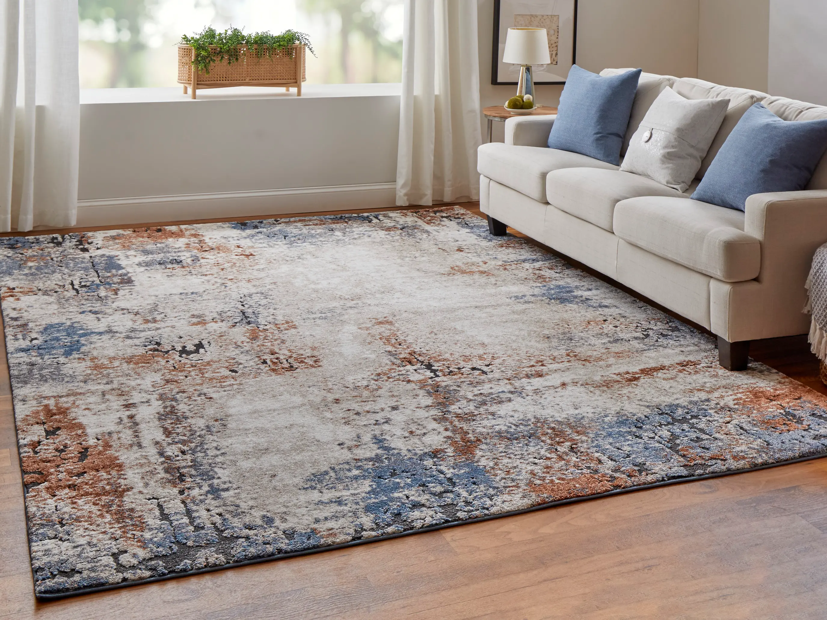 Gilmore 8 x 10 Multicolor Contemporary Area Rug-2