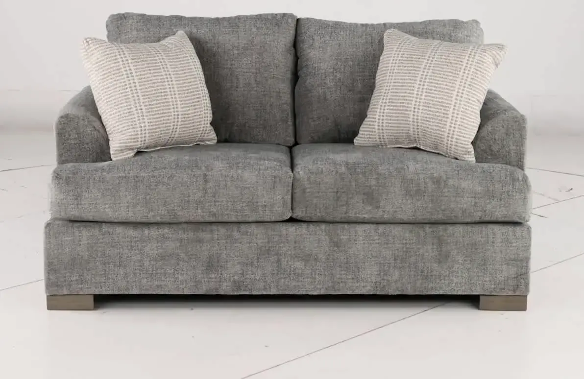 VILLOV/GREY Villa Gray Loveseat-8