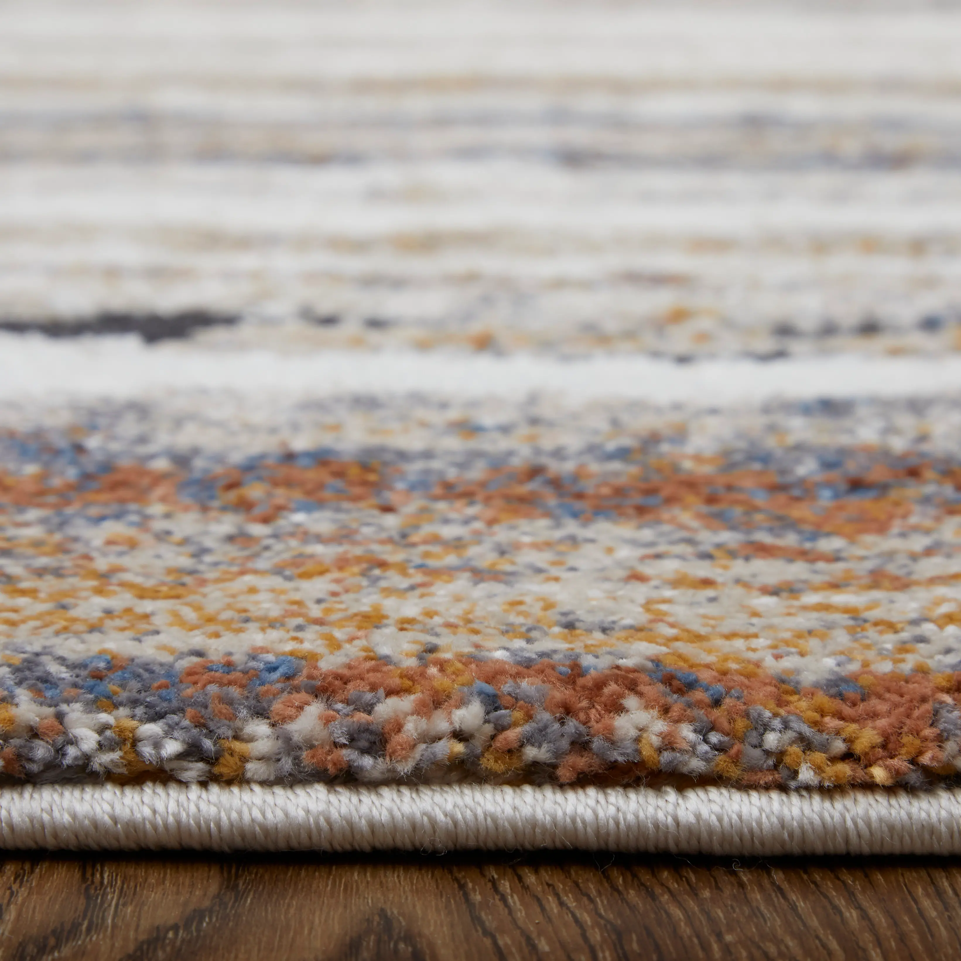 Gilmore 5 x 8 Ivory Striped Area Rug-3