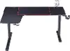 IDF-7031-BK Seward Carbon Fiber L-shaped Computer Desk in Black