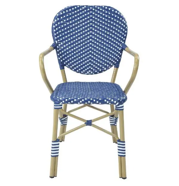 IDF-OT1849AC Sunny Outdoor Blue Dining Armchairs, Set of 2-3