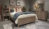 Wakefield Natural Queen Storage Bed with Side Piers