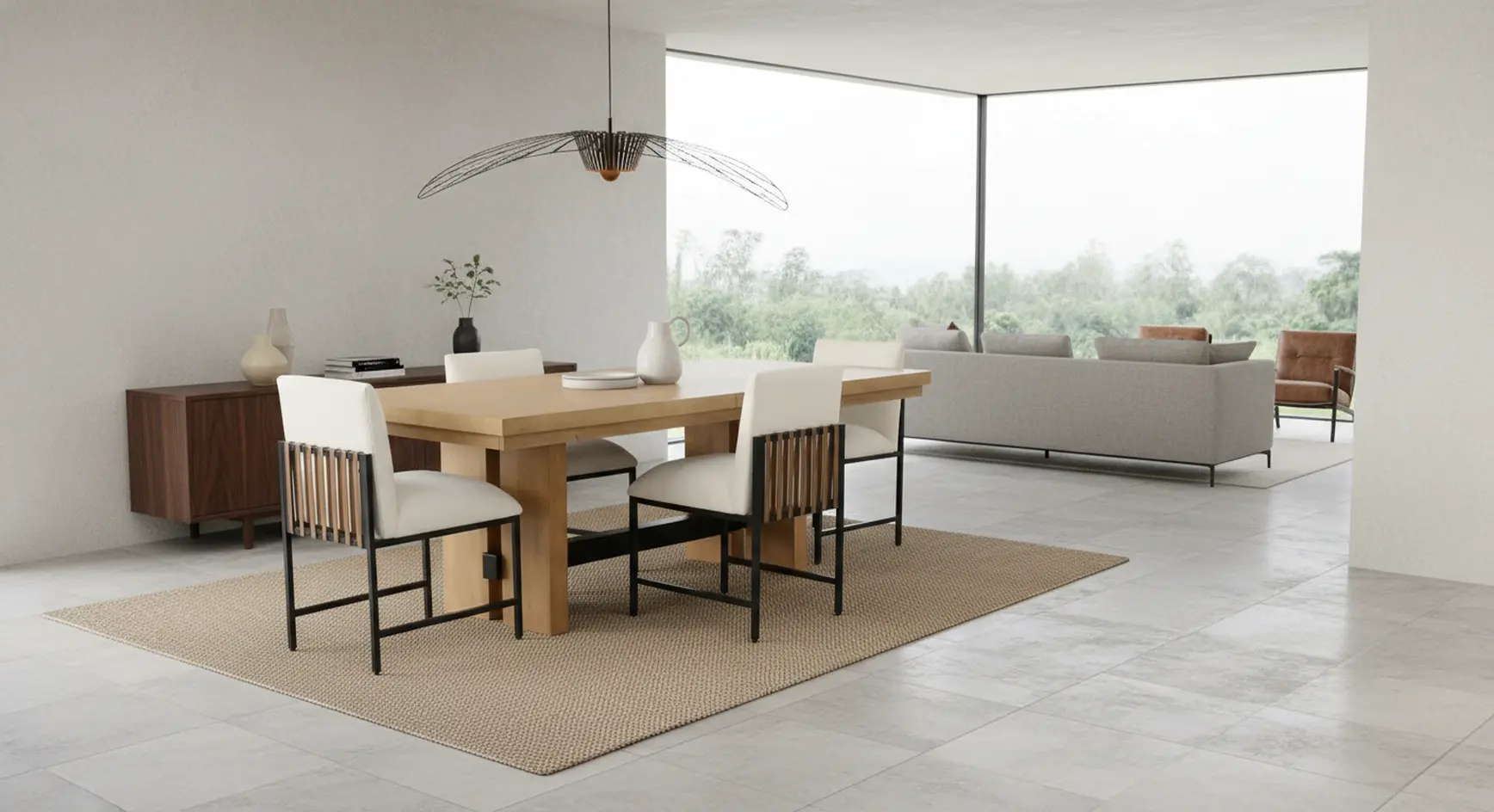 Ember Oak 5 Piece Dining Set-10