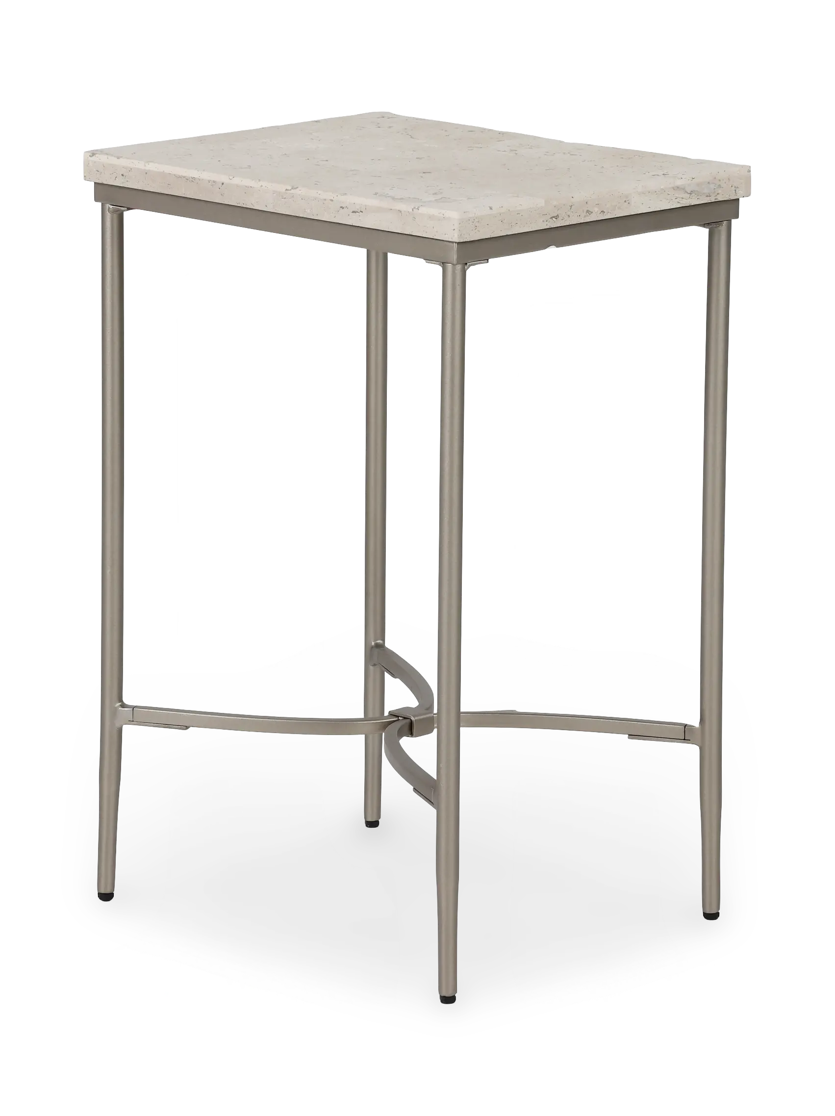 Zambezi Marble and Metal Side Table-4