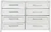 Metro White Dresser