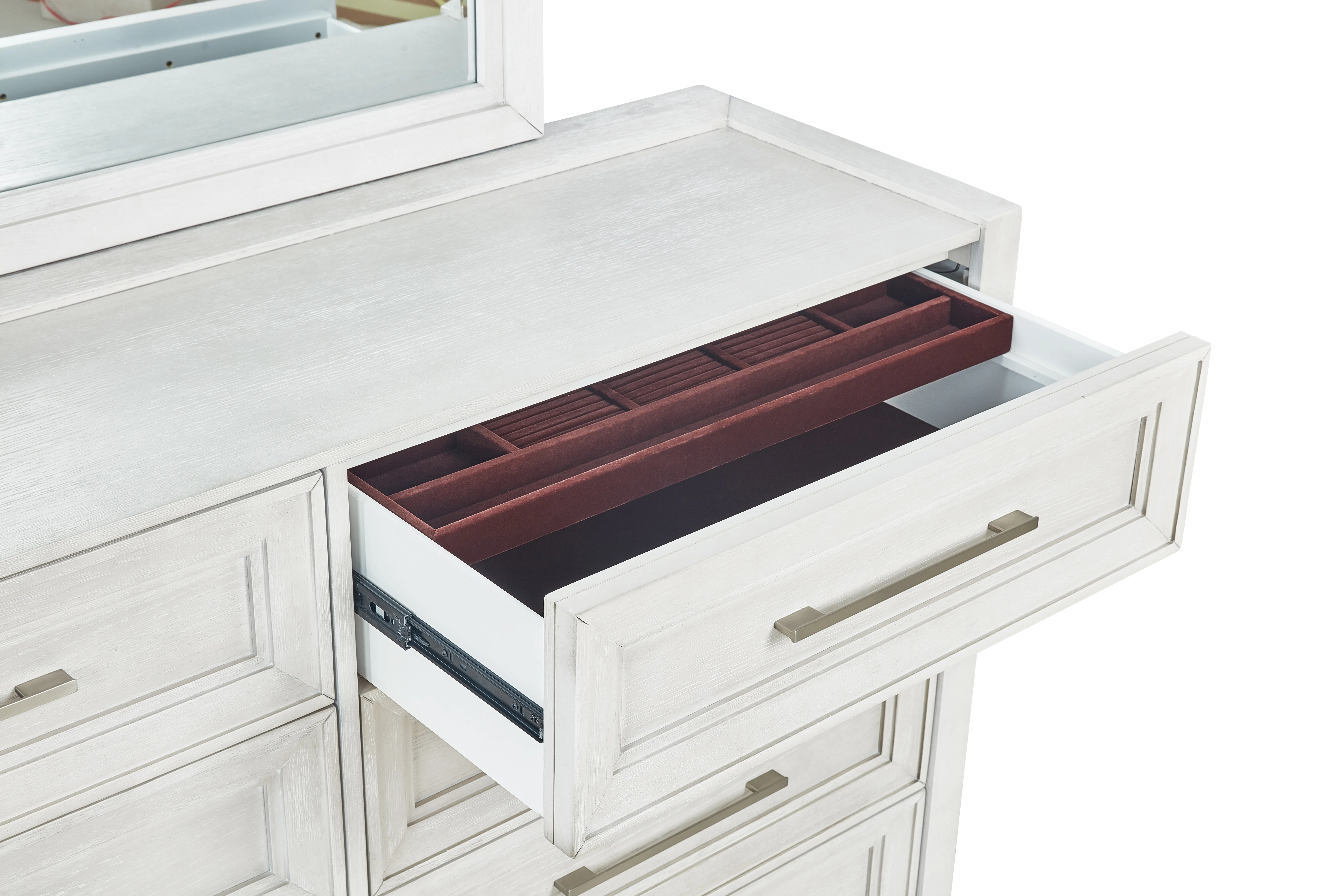 Metro White Dresser-7