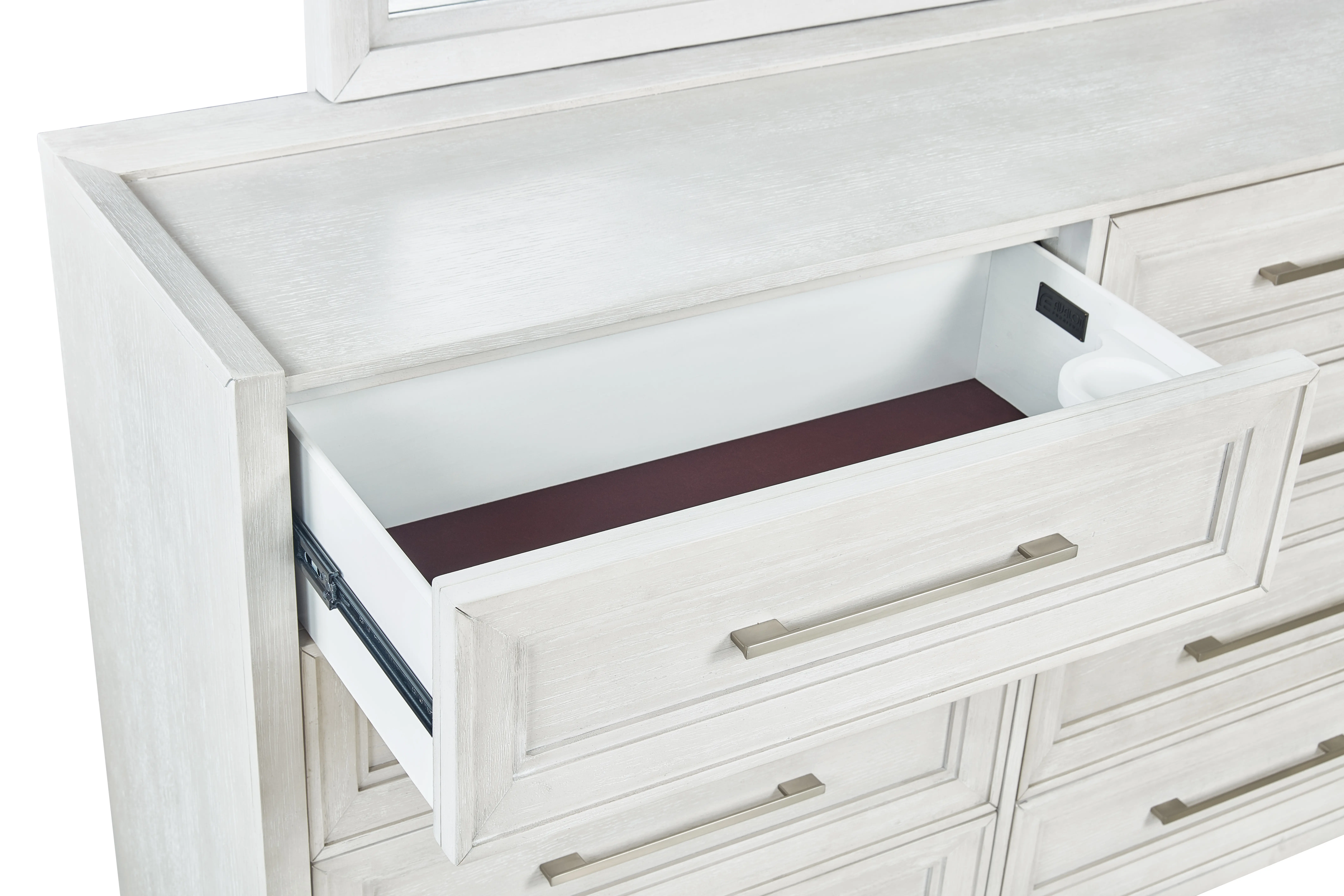 Metro White Dresser-8