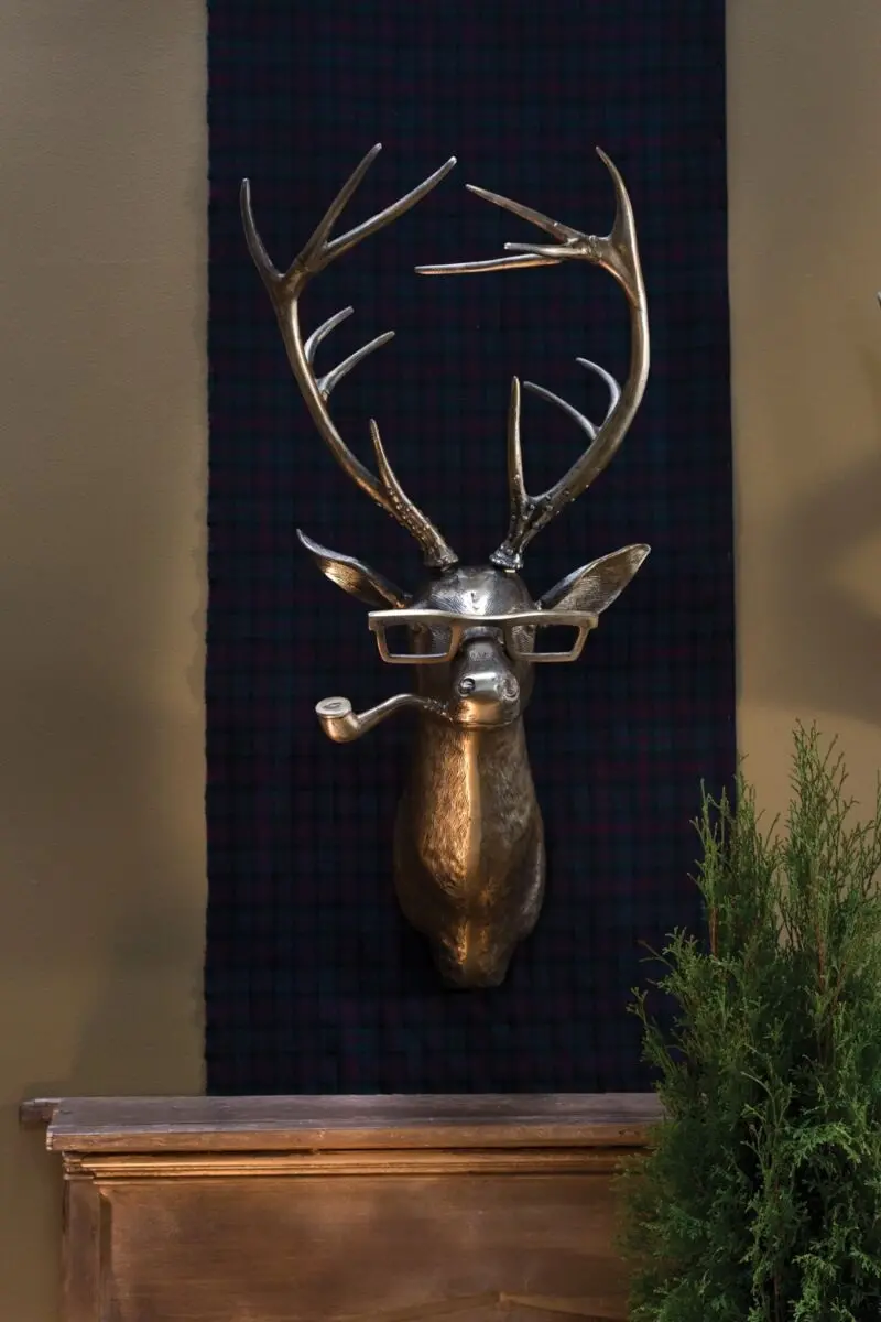 E + E Frankie The Stag Wall Mount Bust-2
