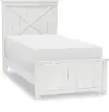 Flatiron White Twin Bed