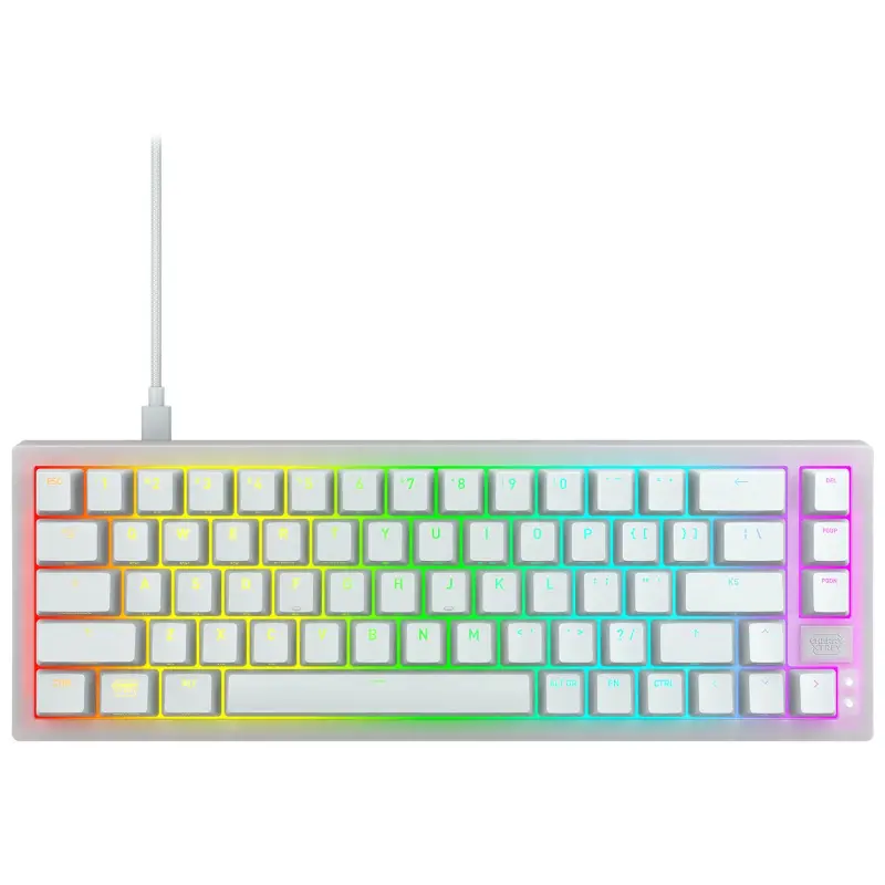 CHERRY XTRFY K5V2 Compact Wired Mechanical Gaming Keyboard - White