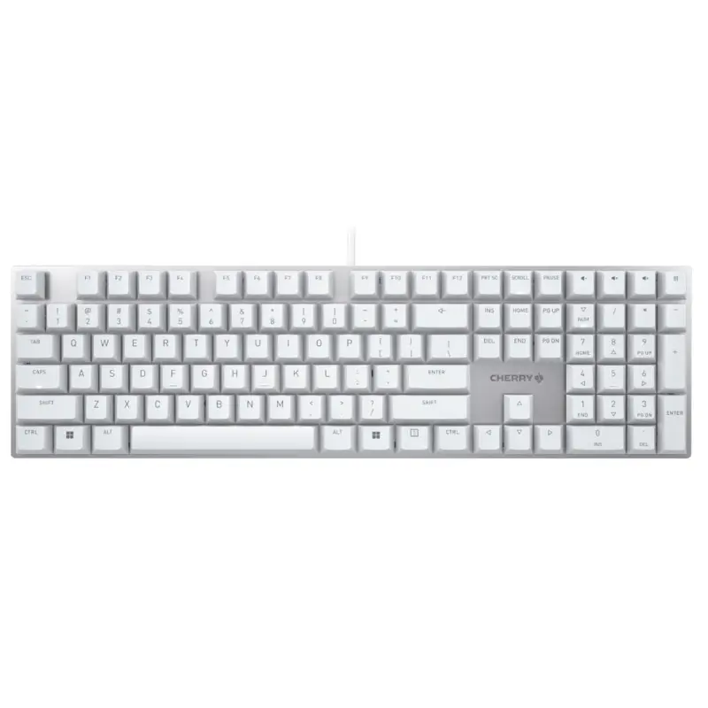 CHERRY KC 200 MX Clear-Cut Design Mechanical Keyboard - White