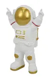 Gold and White Astronaut Decor