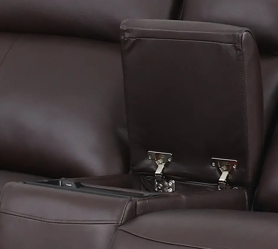 Naples Cafe Brown 6 Piece Power Reclining Sectional-5