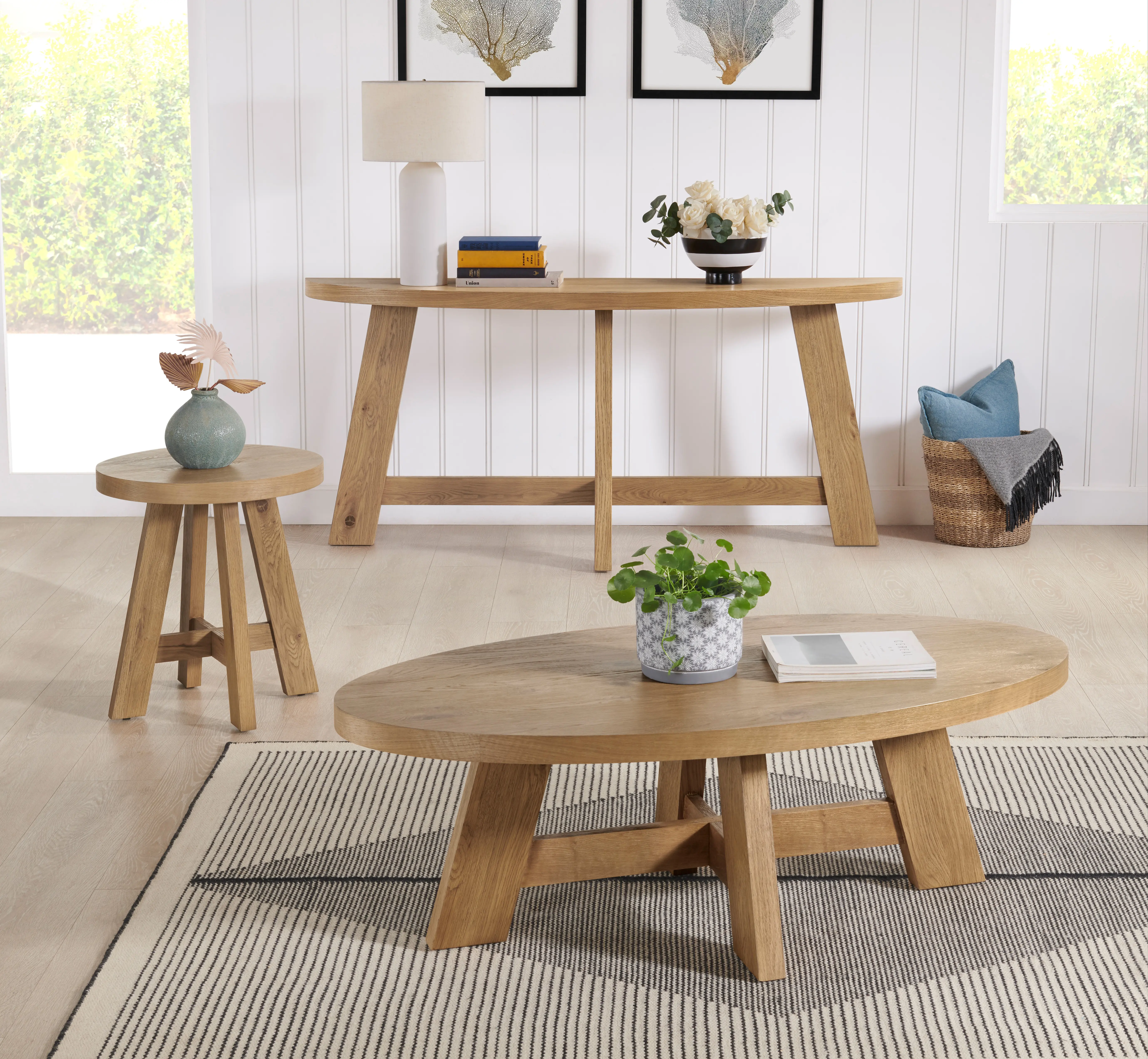 Boho Praire Oak Coffee Table-8