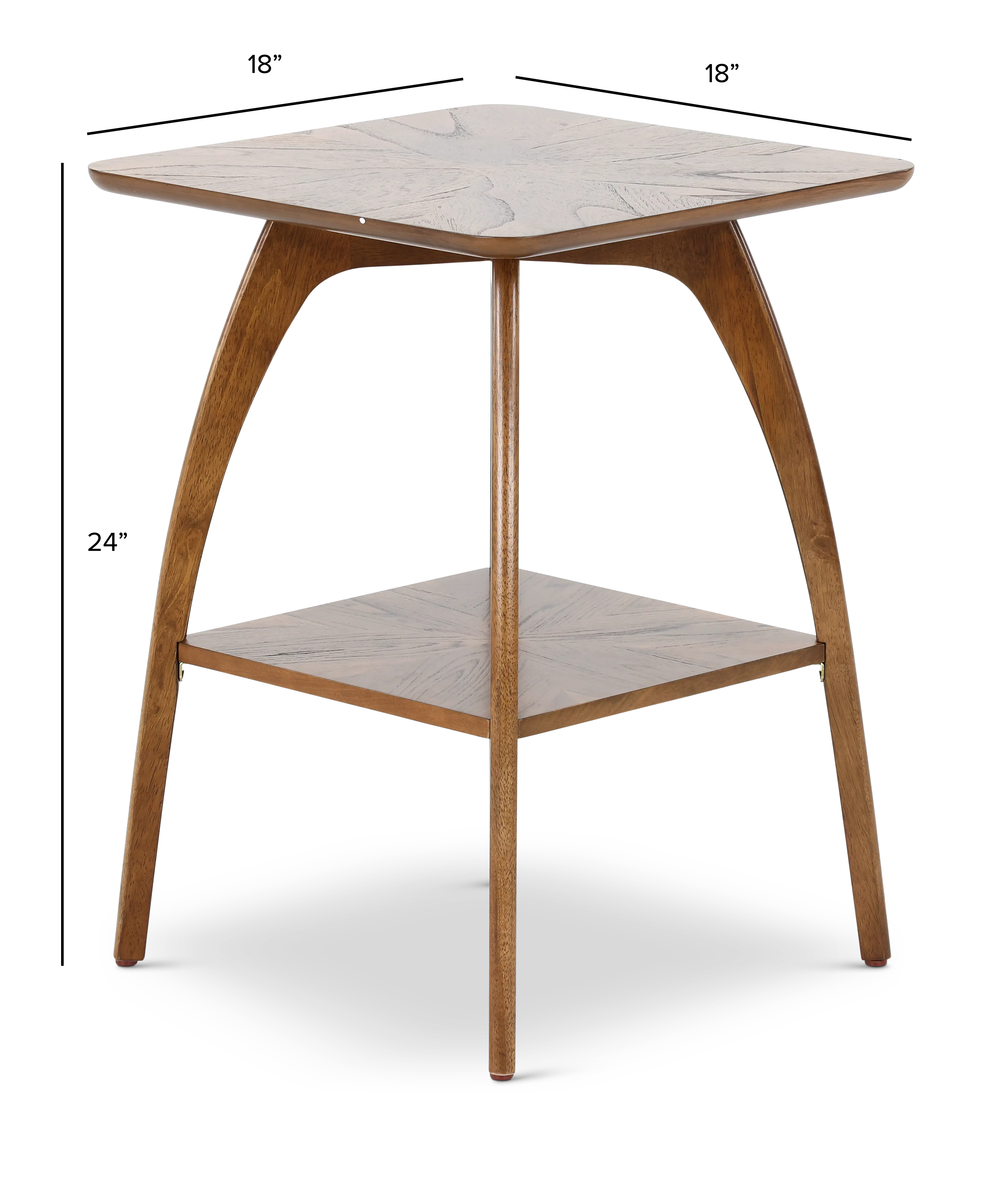 Lax Brown End Table-3