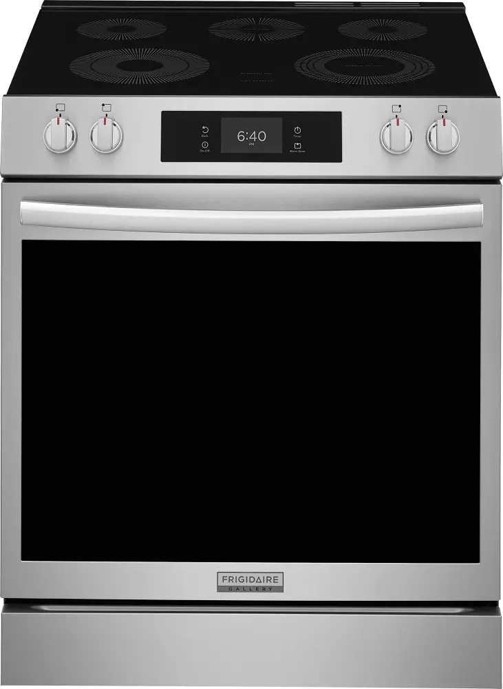GCFE3070BF Frigidaire Gallery 30 Electric Range with Stone-Baked Pizza - Stainless Steel-1