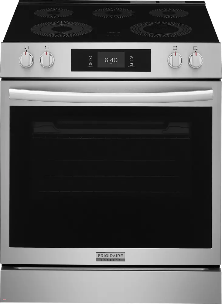 GCFE3070BF Frigidaire Gallery 30 Electric Range with Stone-Baked Pizza - Stainless Steel-14