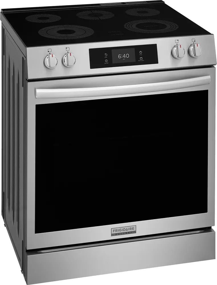 GCFE3070BF Frigidaire Gallery 30 Electric Range with Stone-Baked Pizza - Stainless Steel-4