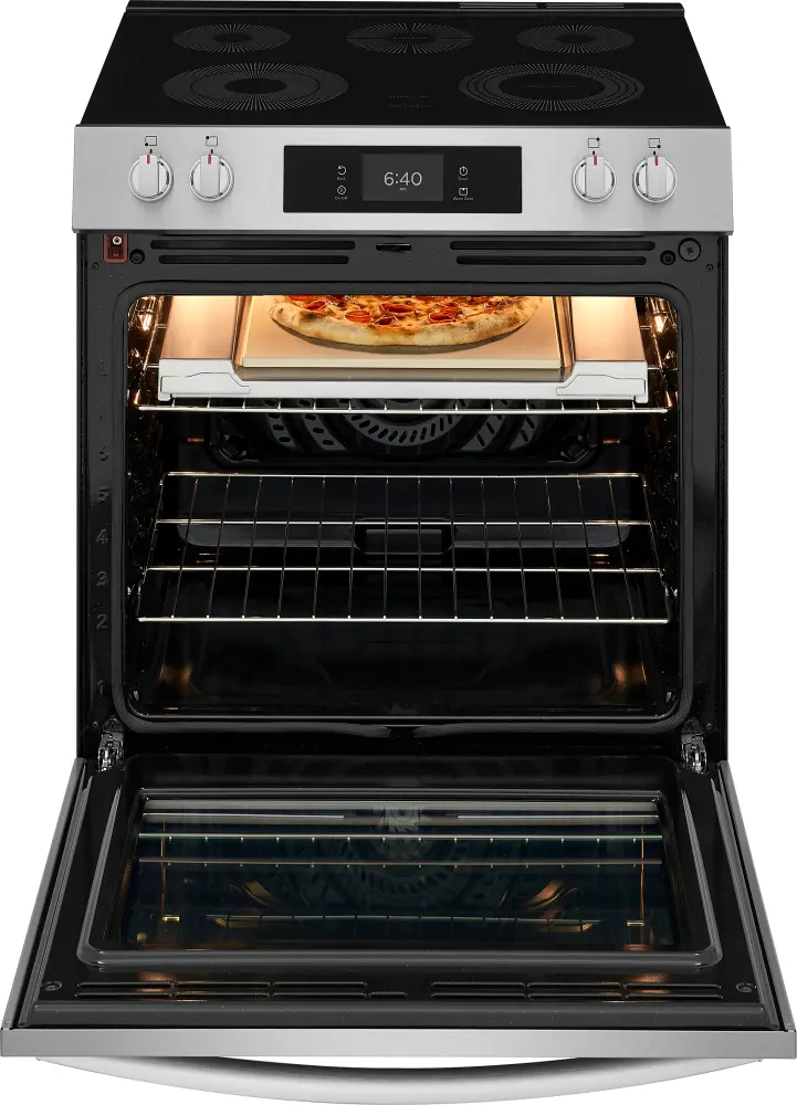 GCFE3070BF Frigidaire Gallery 30 Electric Range with Stone-Baked Pizza - Stainless Steel-8