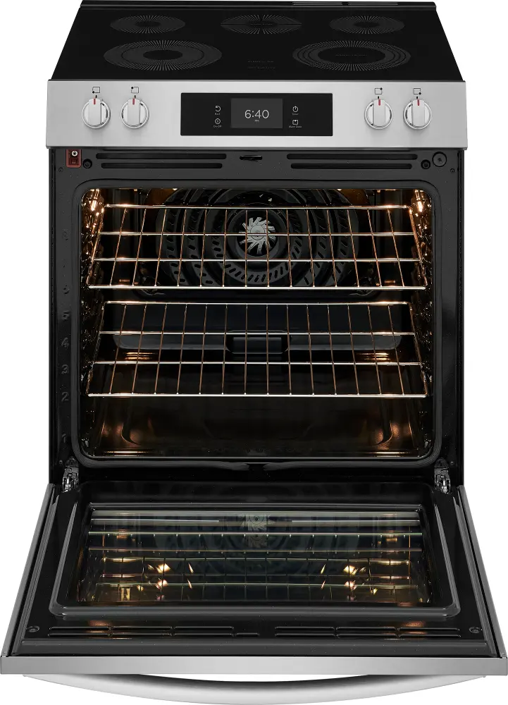 GCFE3070BF Frigidaire Gallery 30 Electric Range with Stone-Baked Pizza - Stainless Steel-9